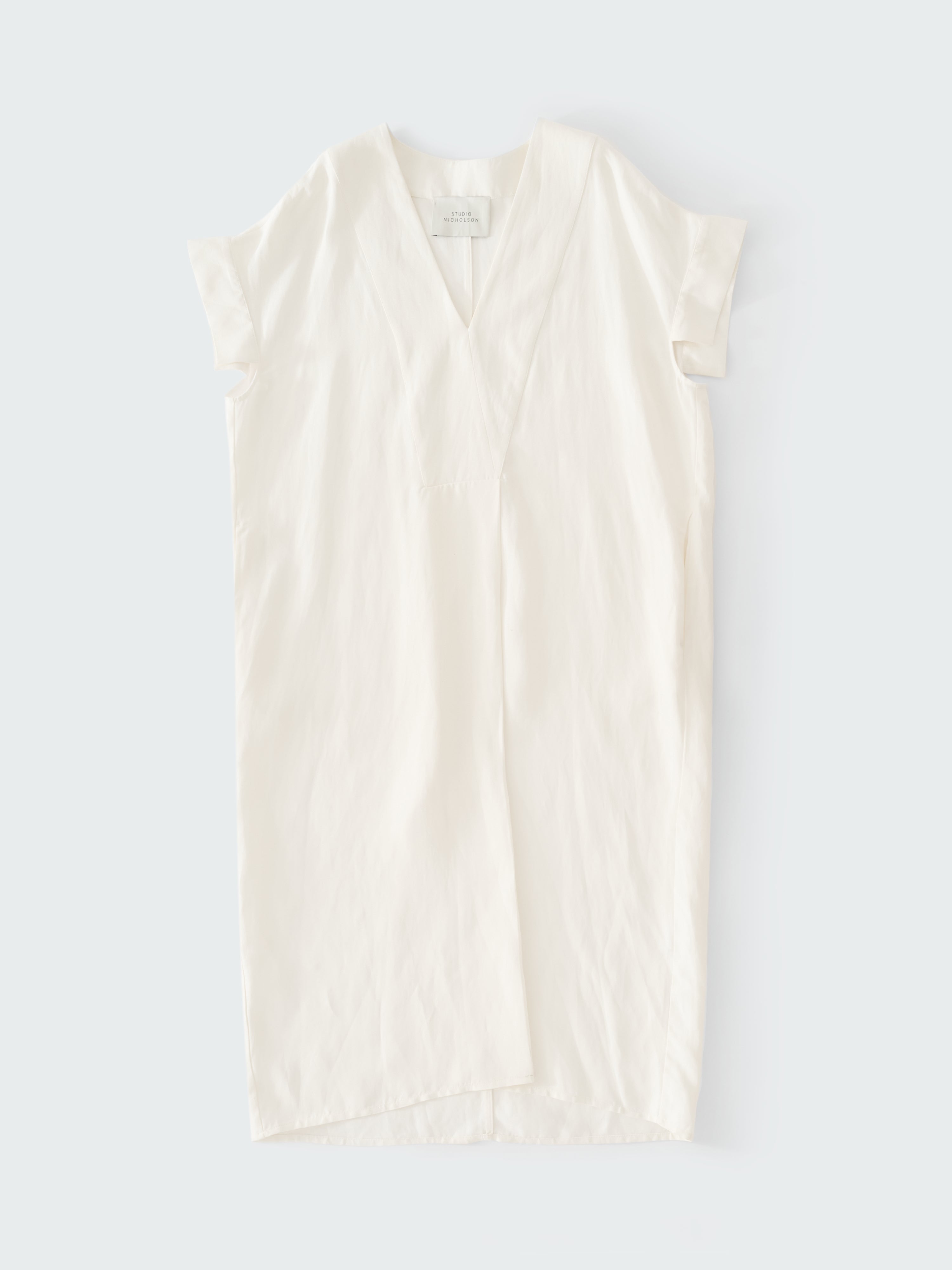 Cley Linen Dress in Parchment