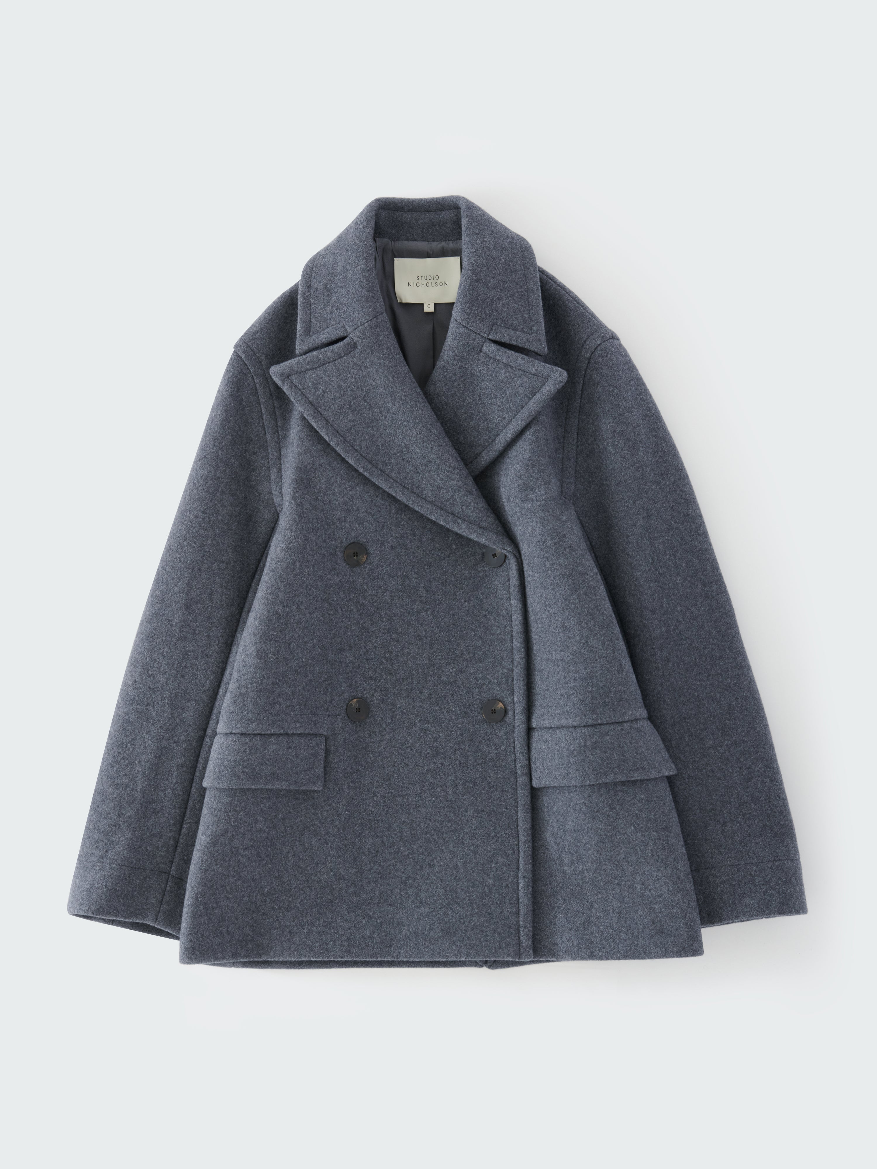 Coles Coat in Grey Melange
