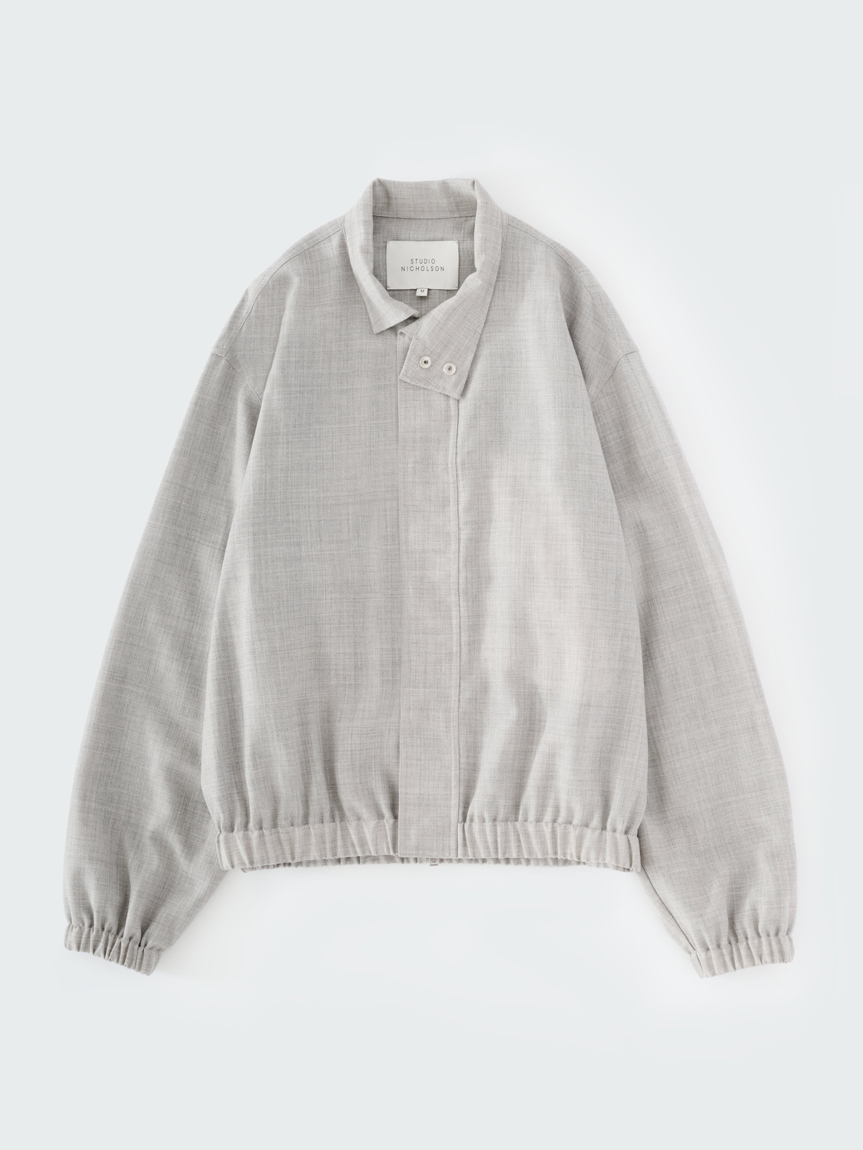 Harle Tropical Wool Jacket in Ice Melange