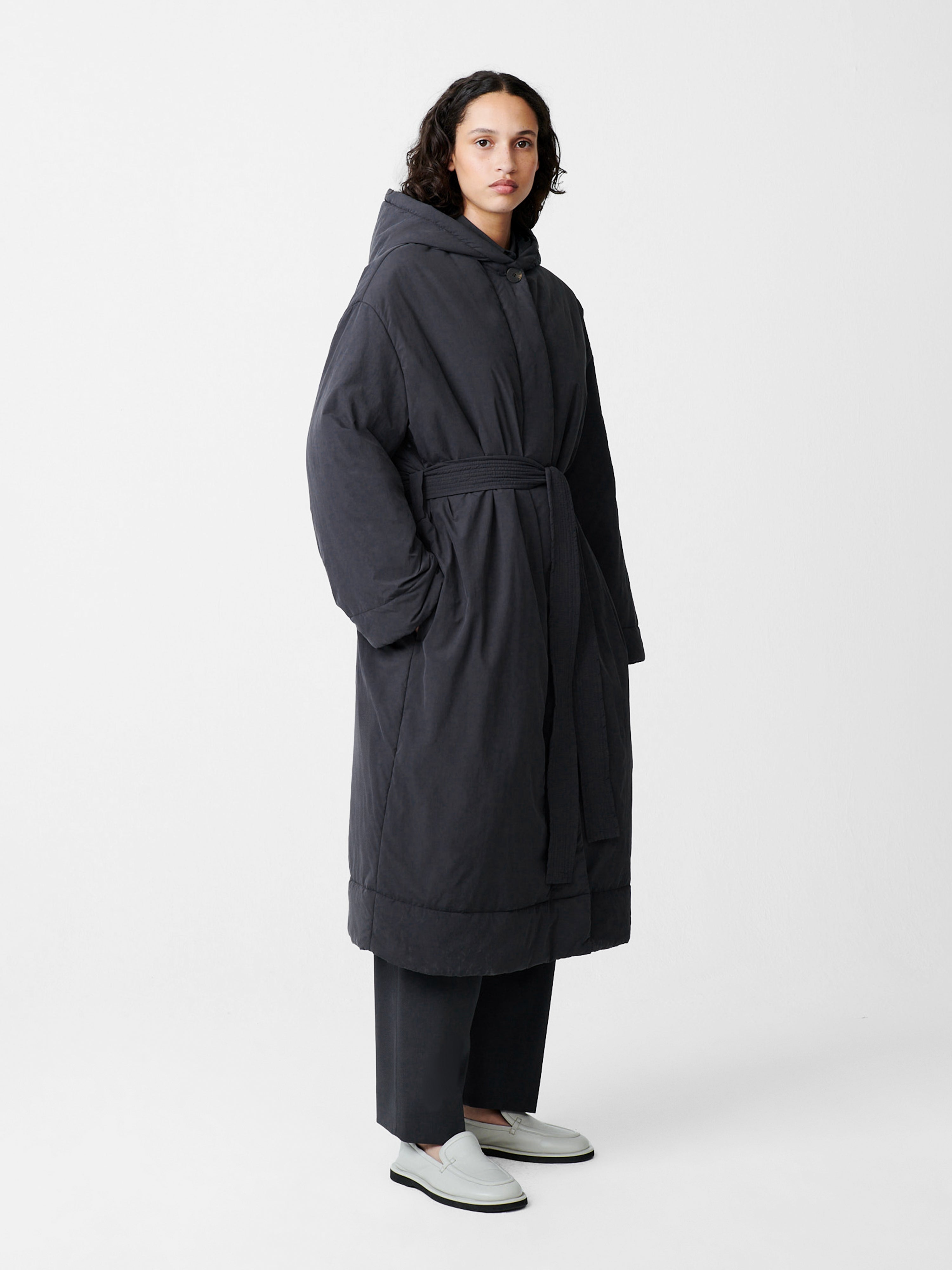 Kariba Ecodown Coat in Darkest Navy