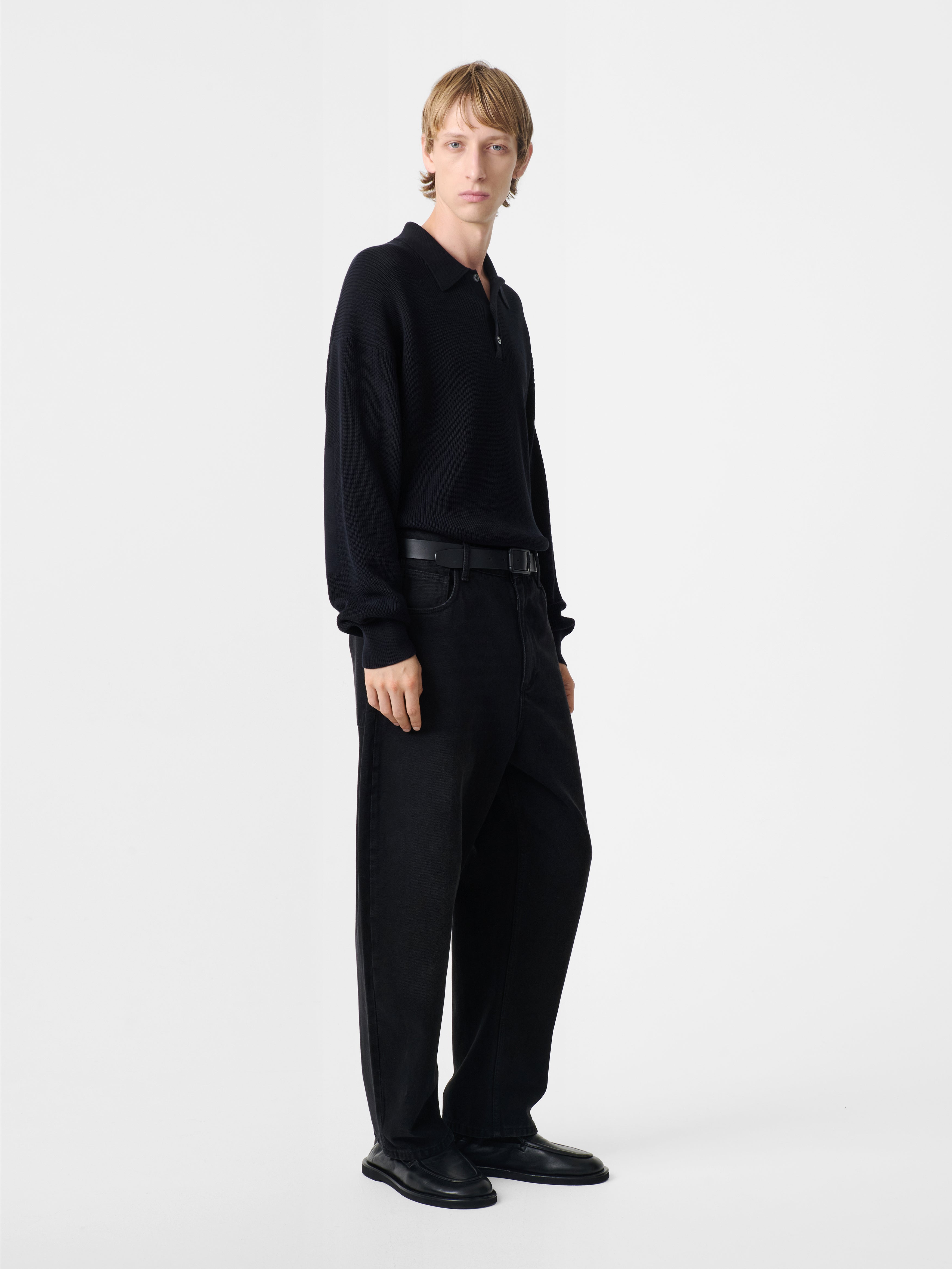 Land Denim Pant in Washed Black