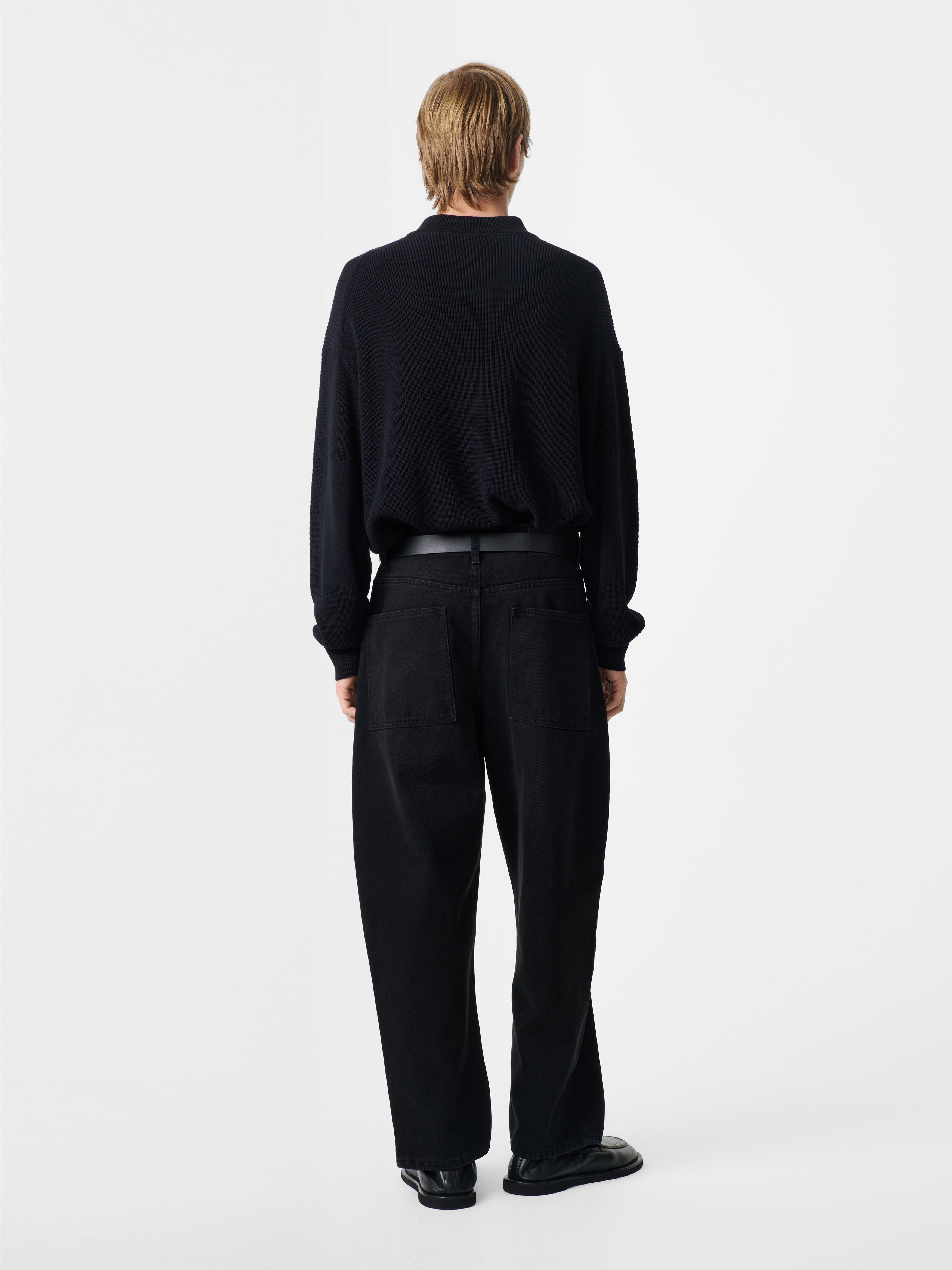Land Denim Pant in Washed Black