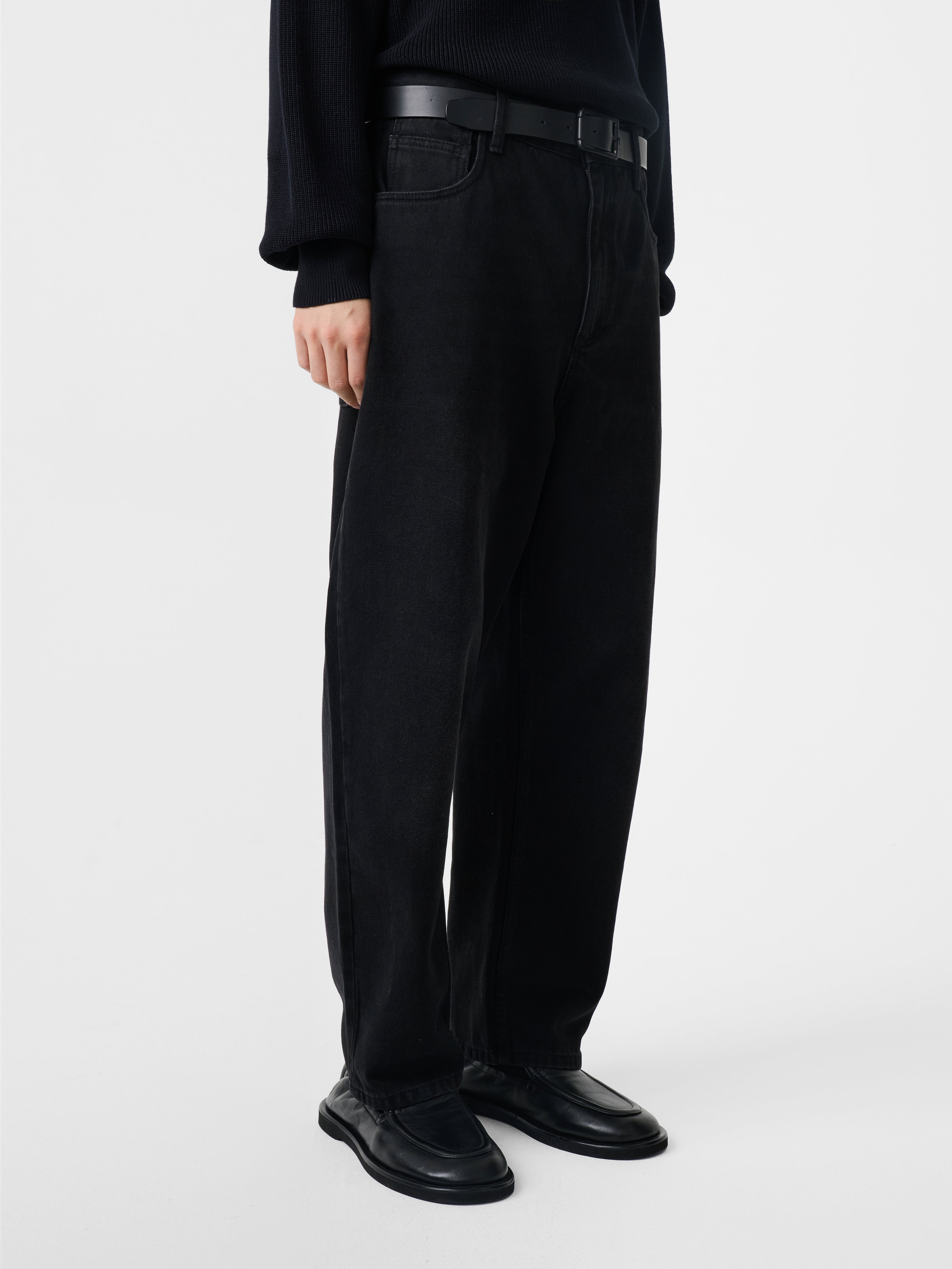 Land Denim Pant in Washed Black