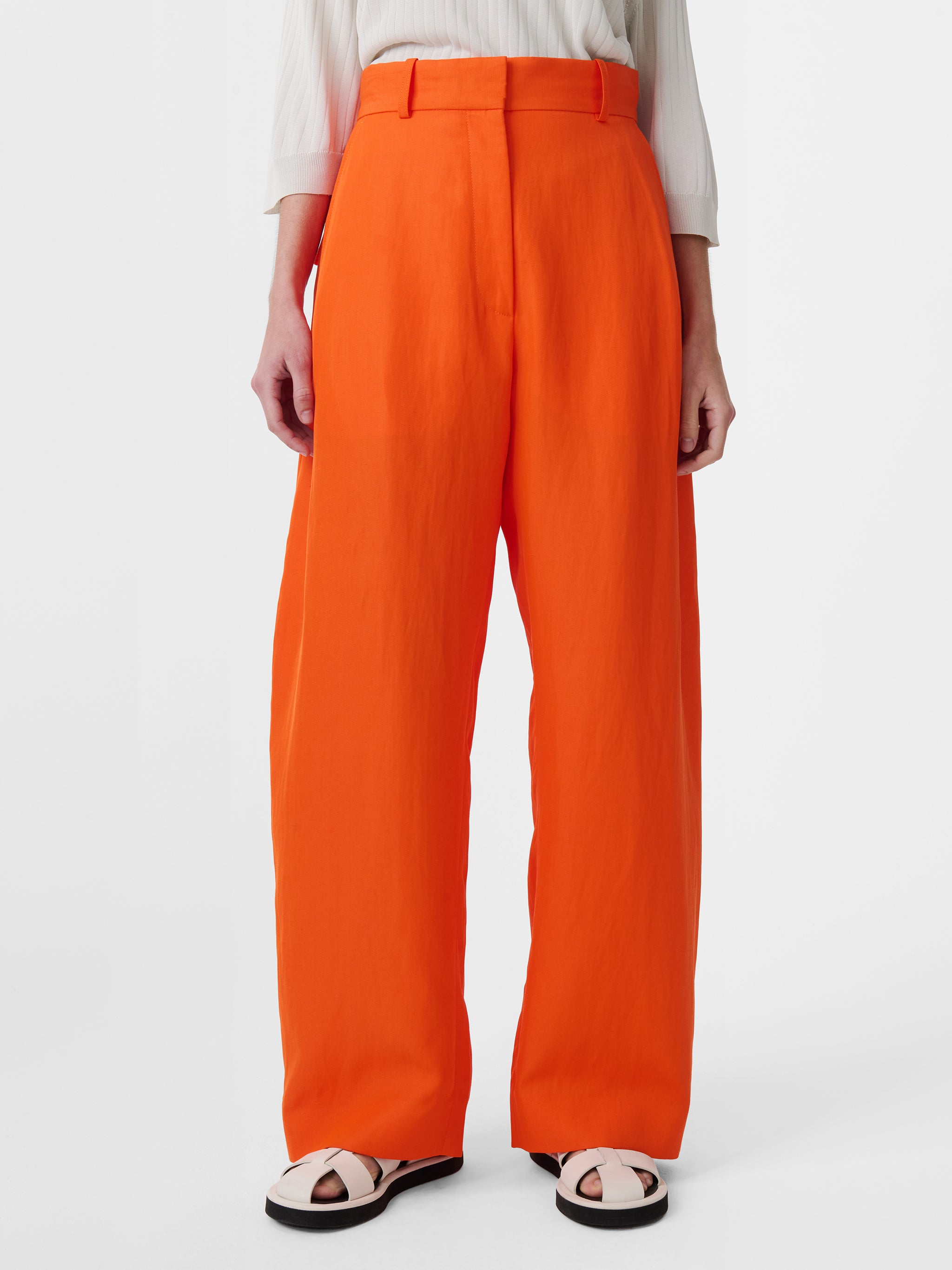 Myers Linen Pant in Clementine