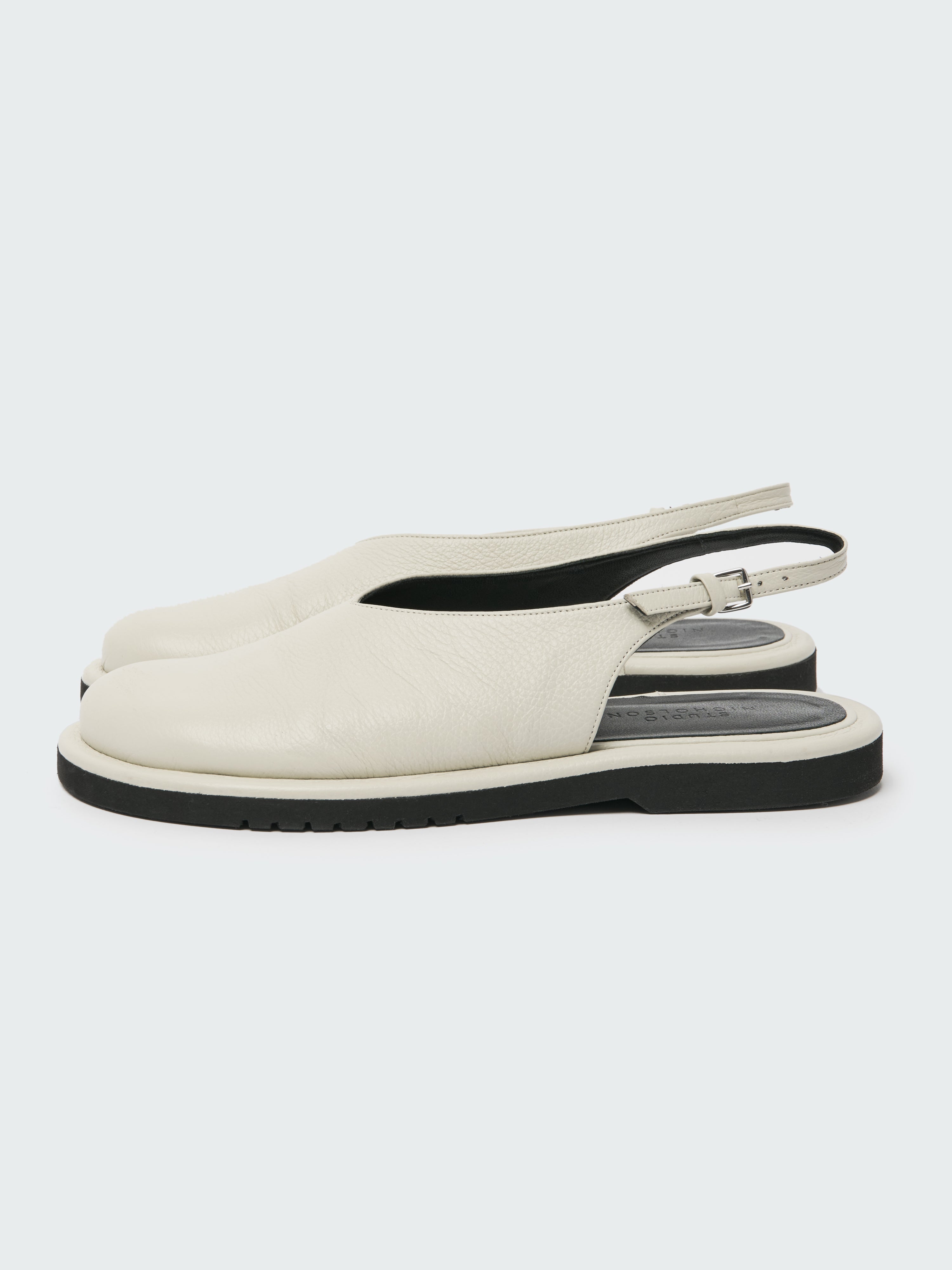 Paley Leather Shoe in Parchment
