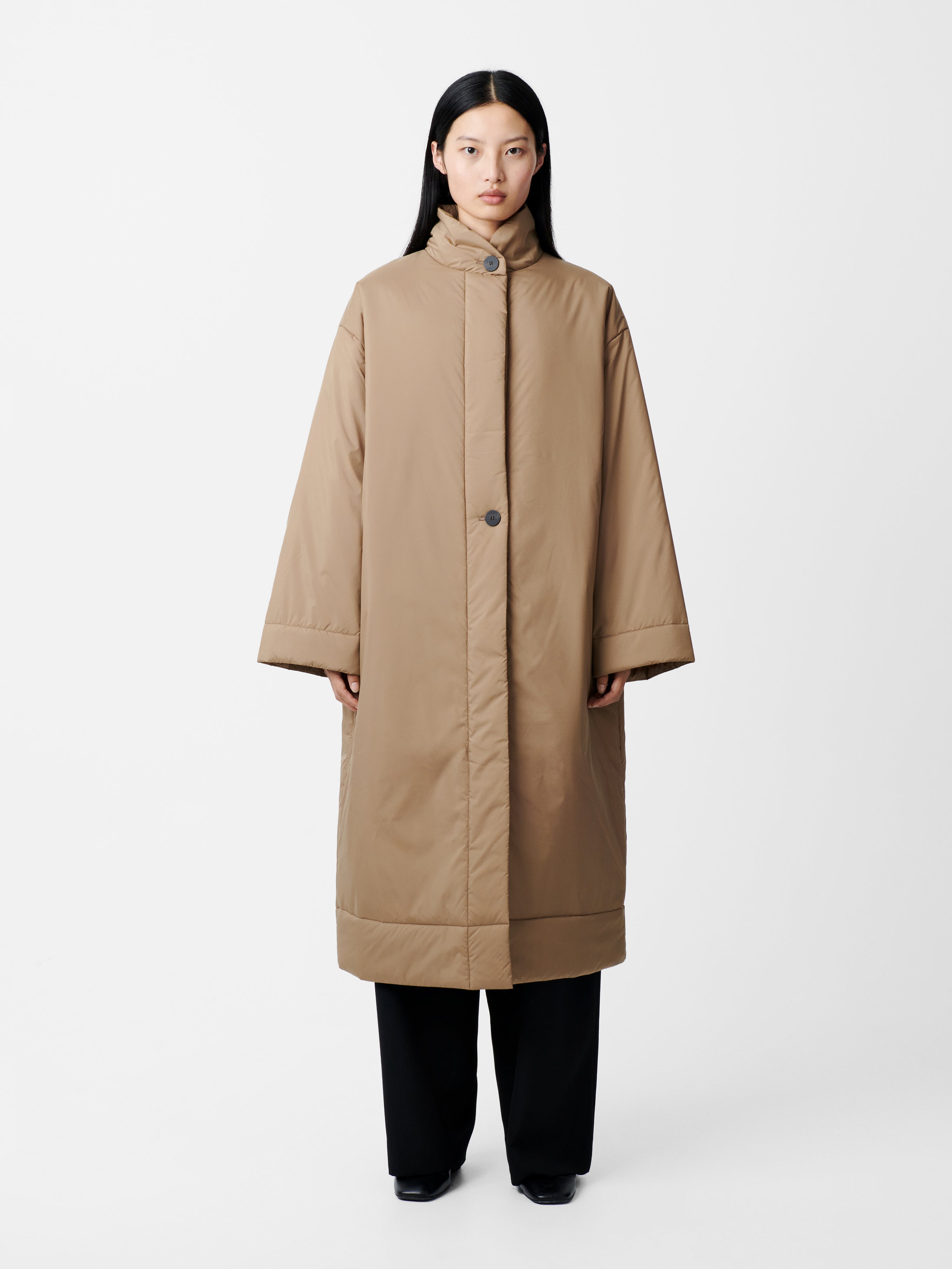 Pallan Down Coat in Beige