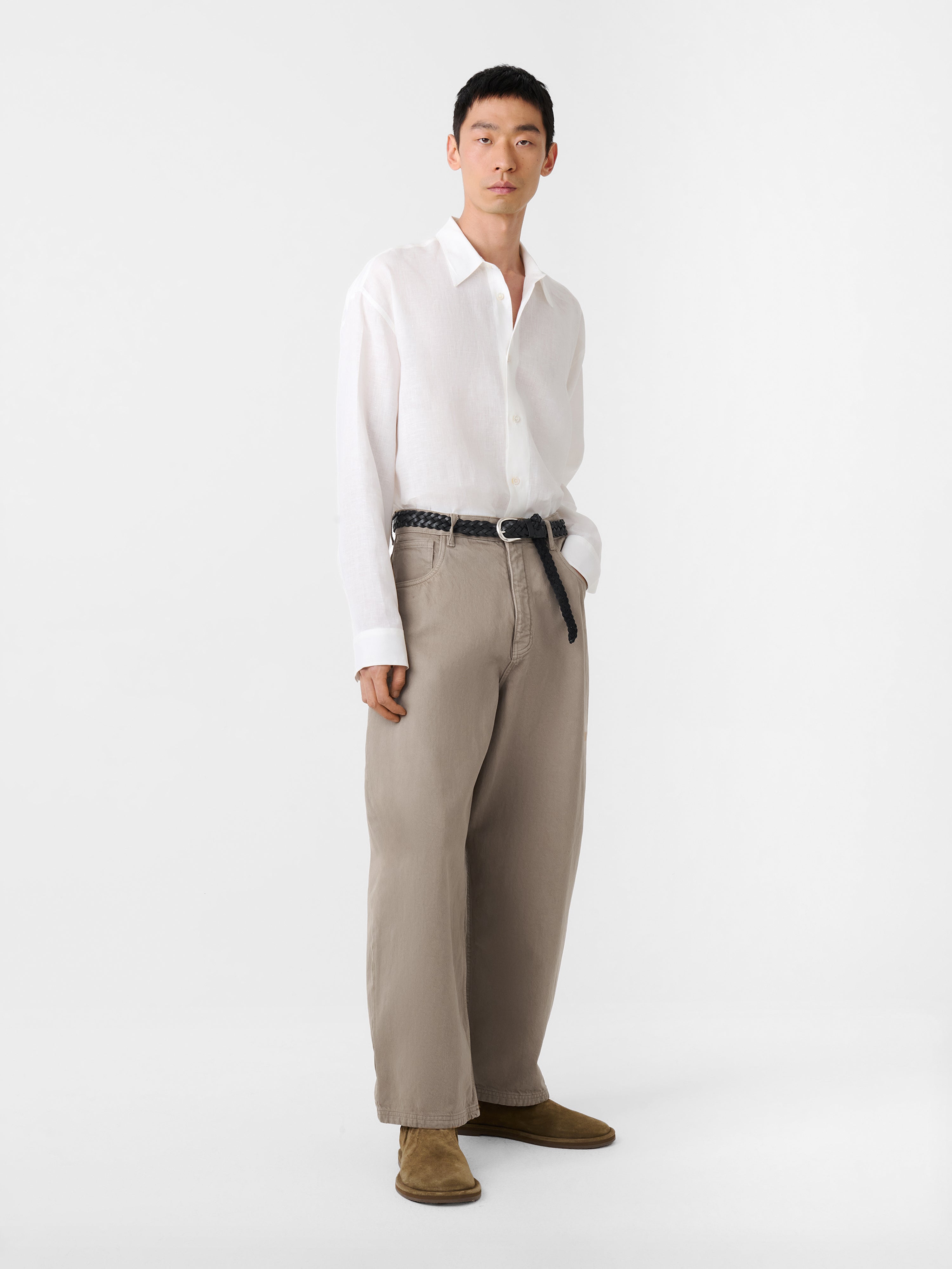 Paolo Denim Pant in Fawn
