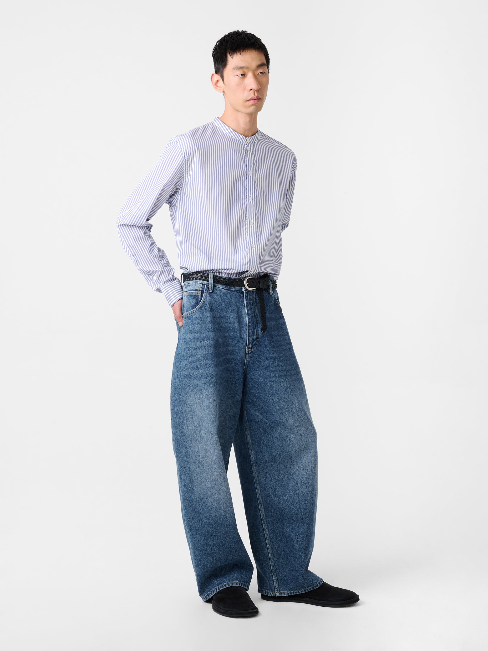 Paolo Denim Pant in Worn Wash Indigo