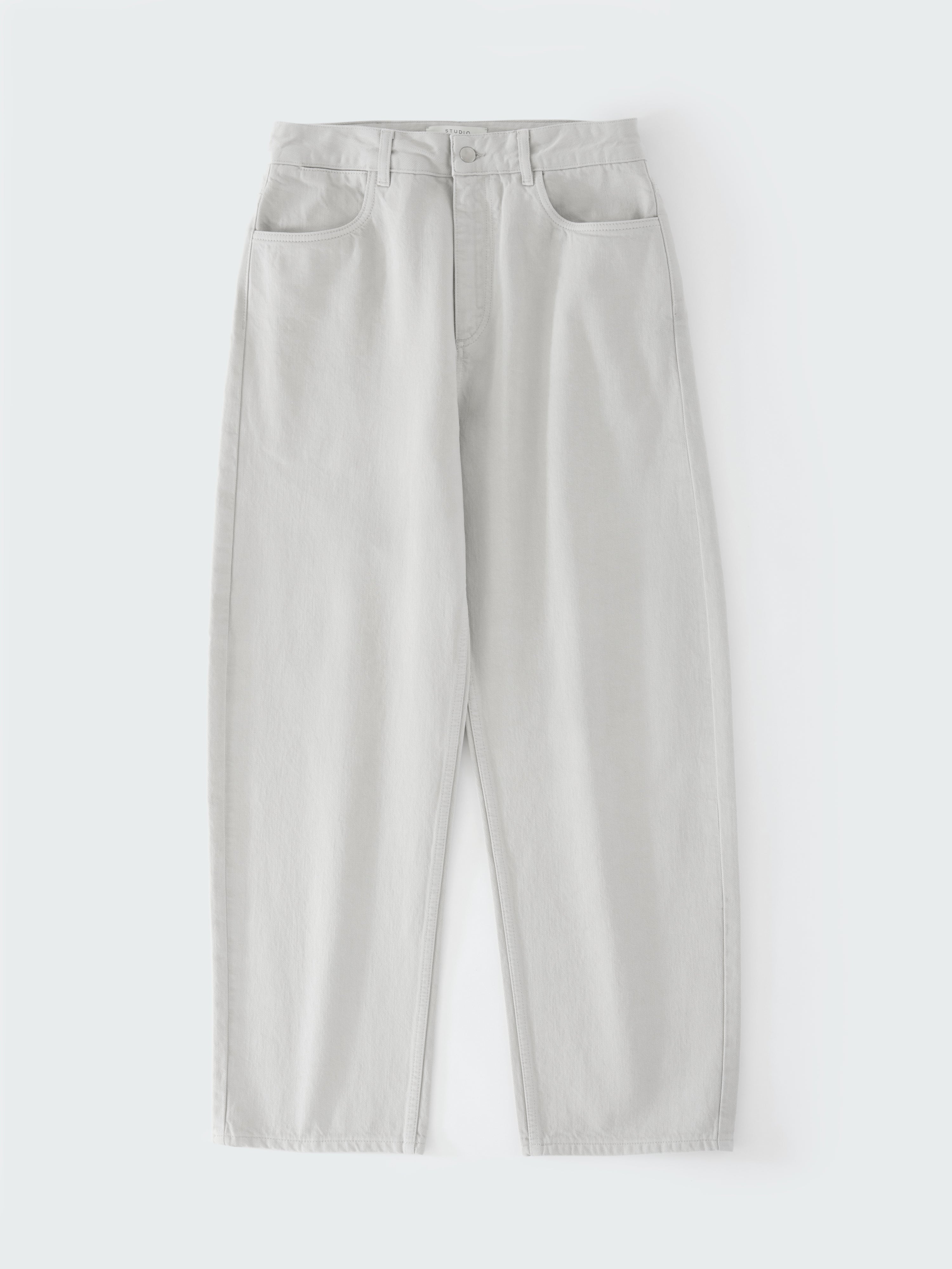 Reed Denim Pant in Bone Grey