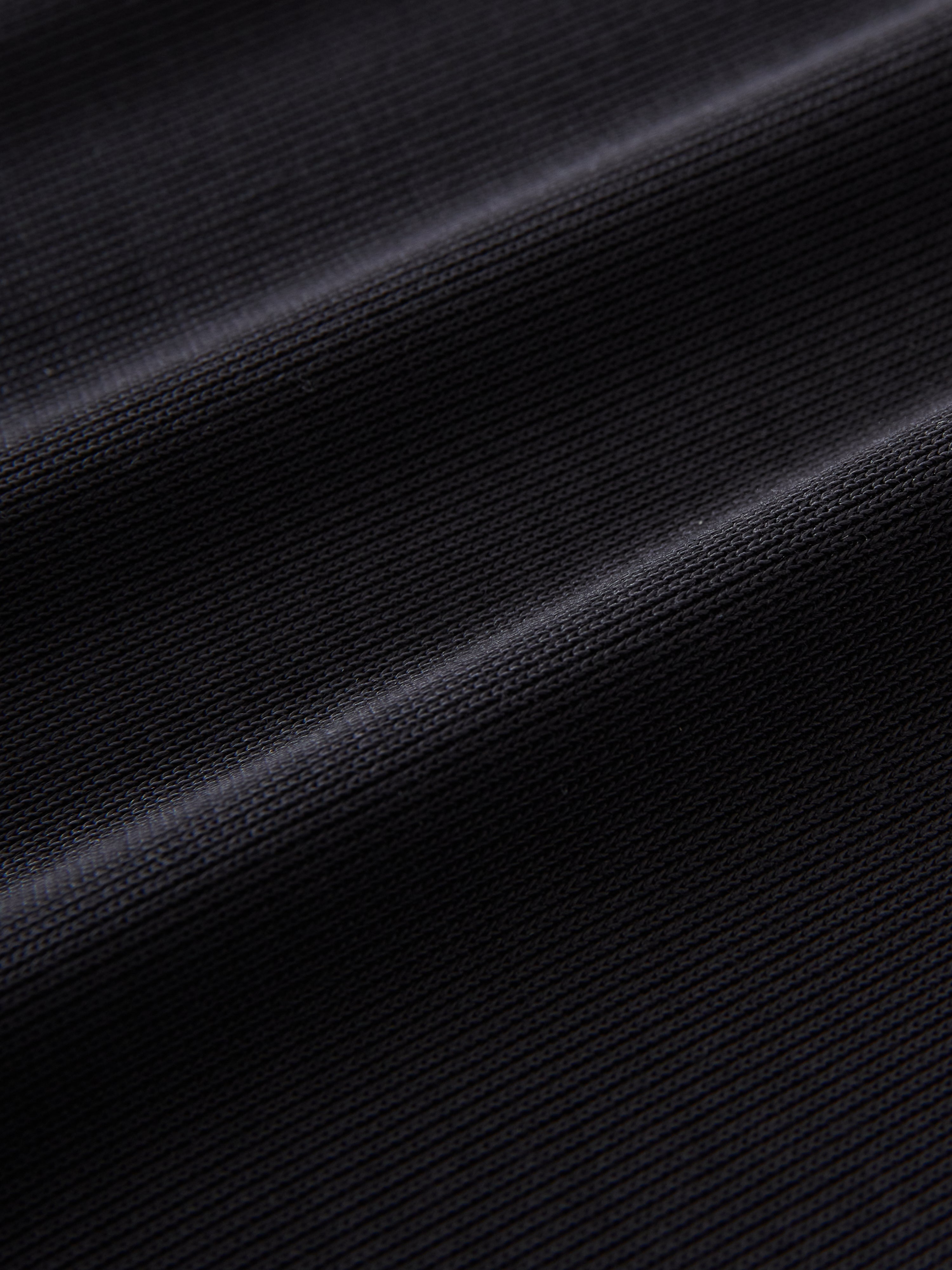 Banner Jersey Dress in Darkest Navy