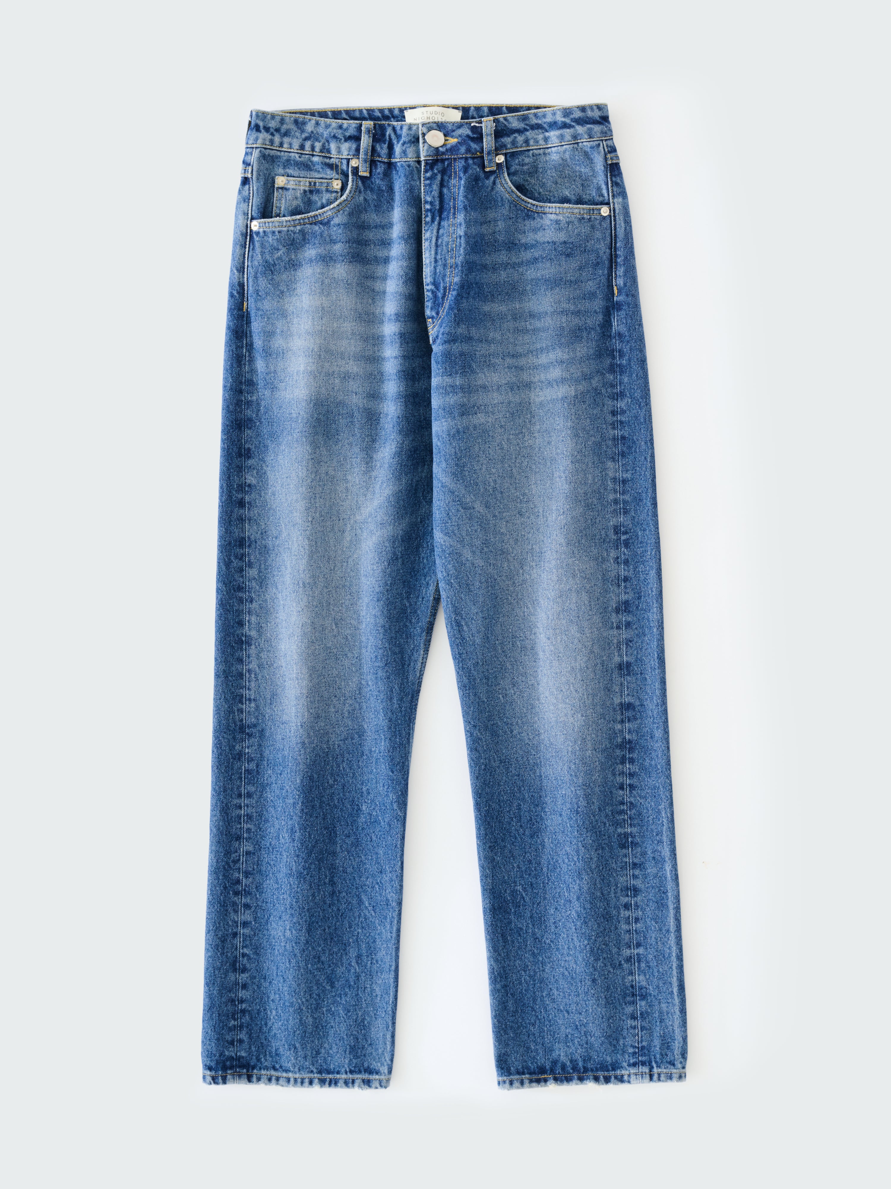 Riso Denim Pant in Worn Wash Indigo