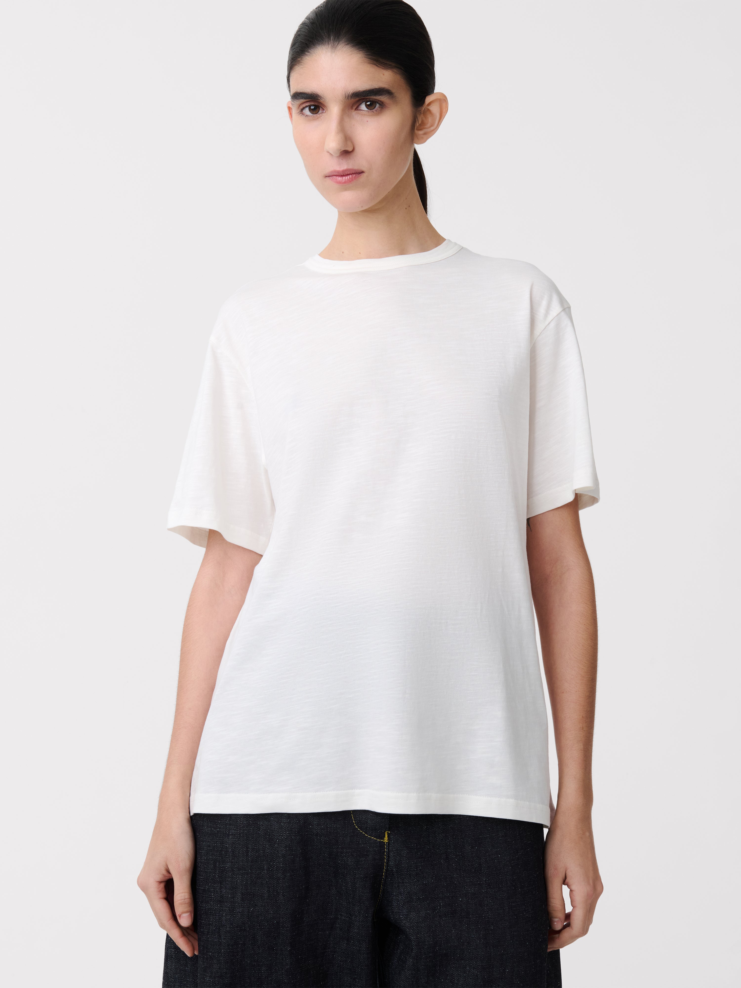 Rond T-Shirt in Parchment