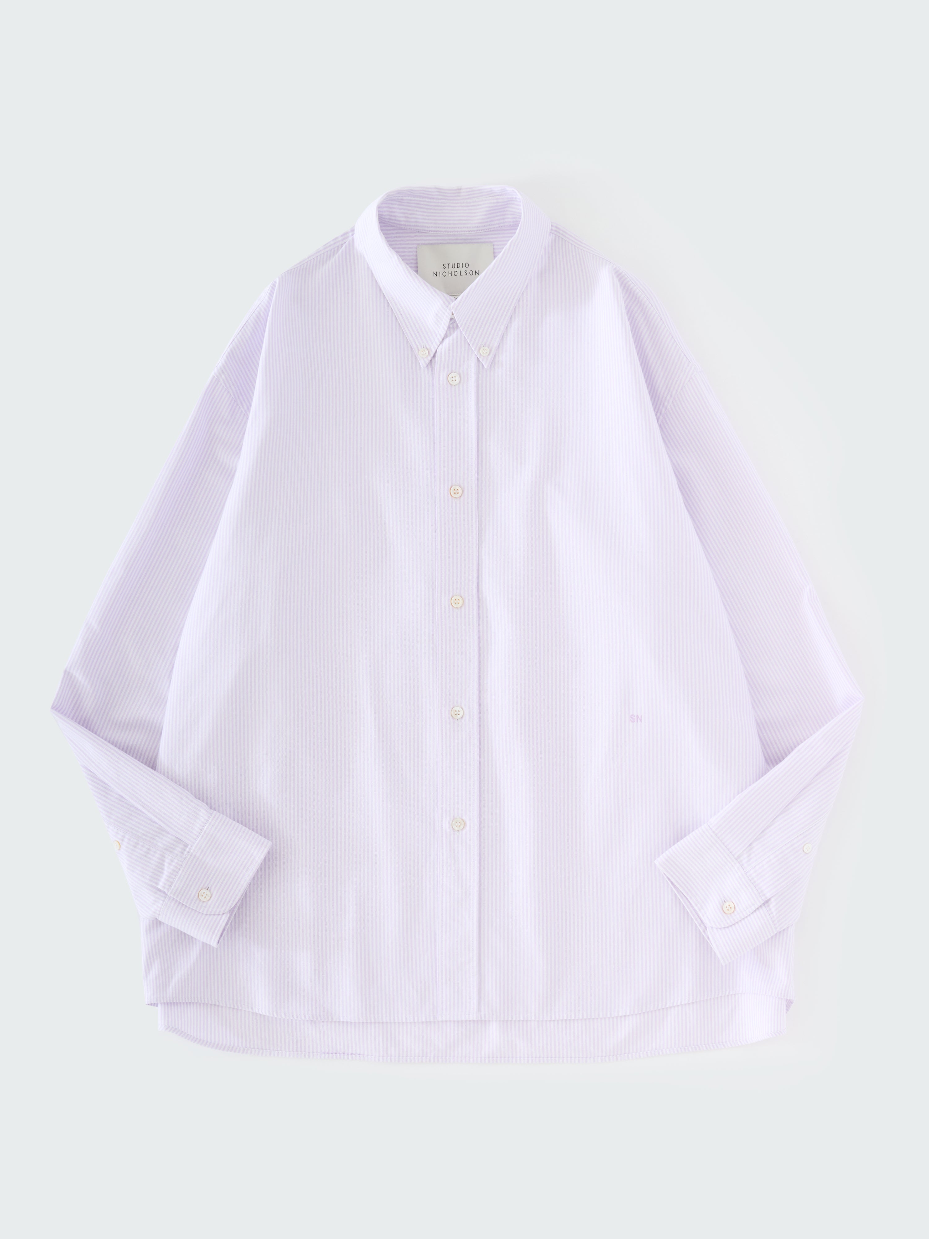 Ruskin Shirt in Lilac Stripe