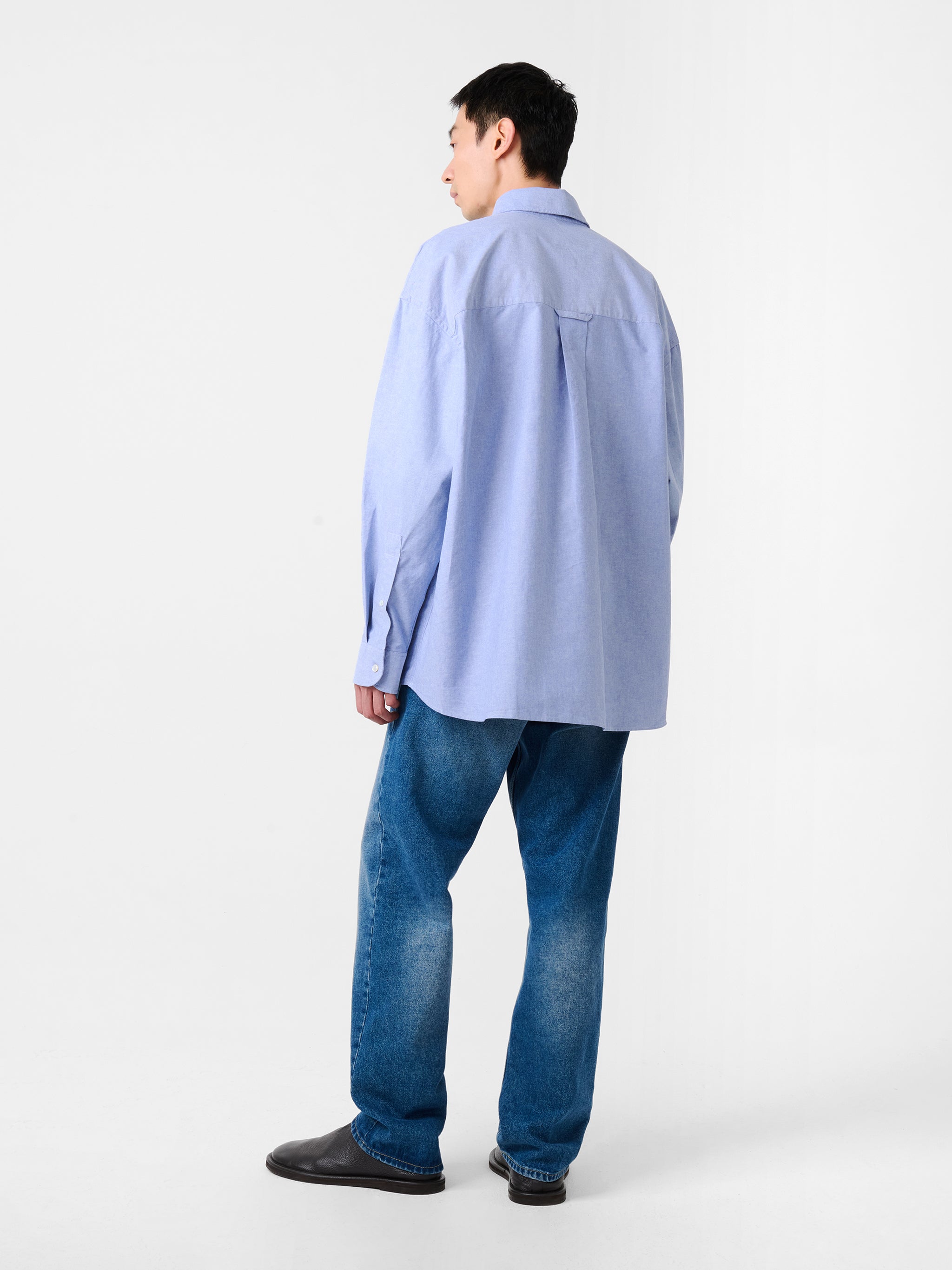Ruskin Shirt in Powder Blue