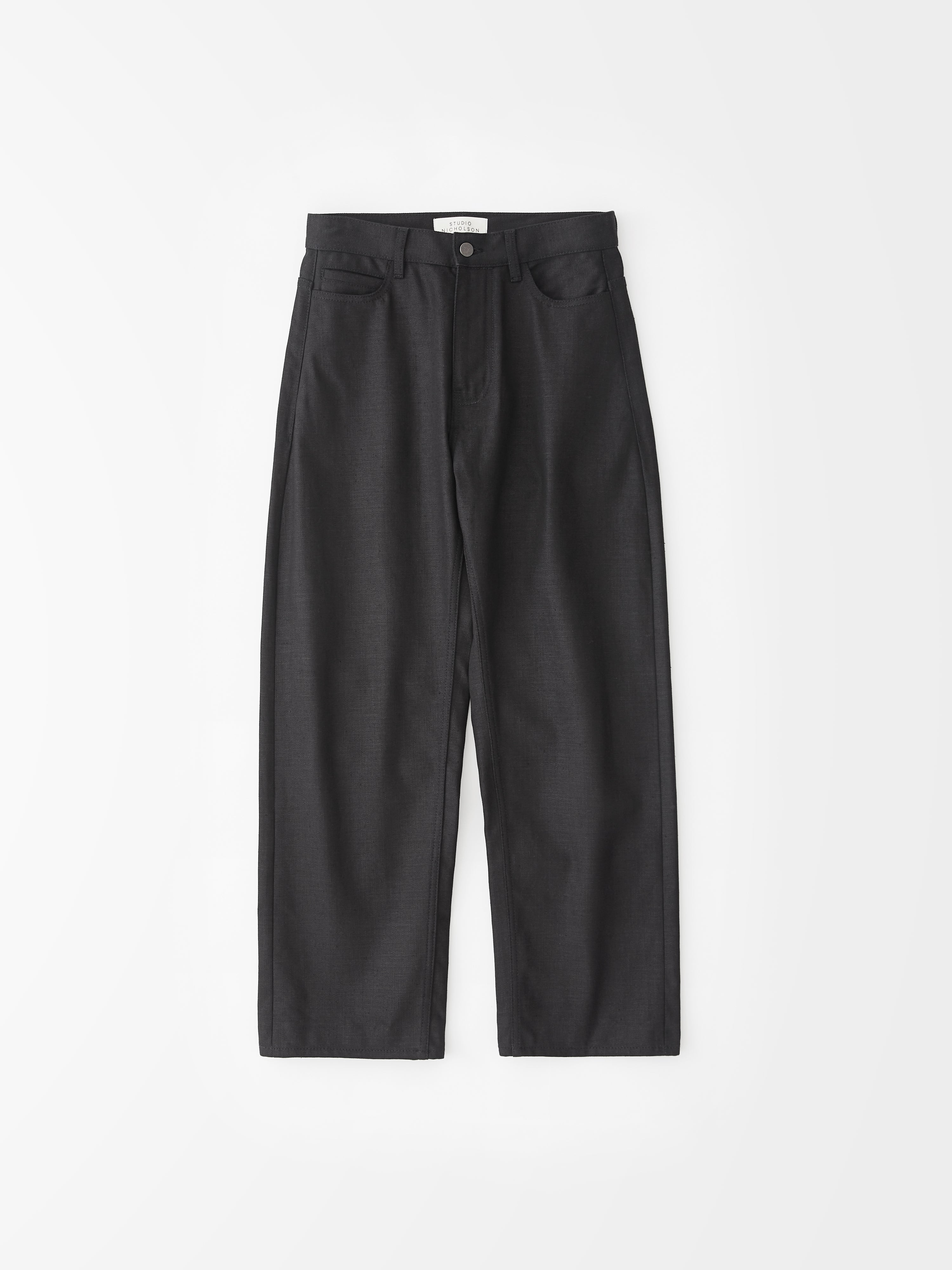 Ruthe Denim Pant in Black