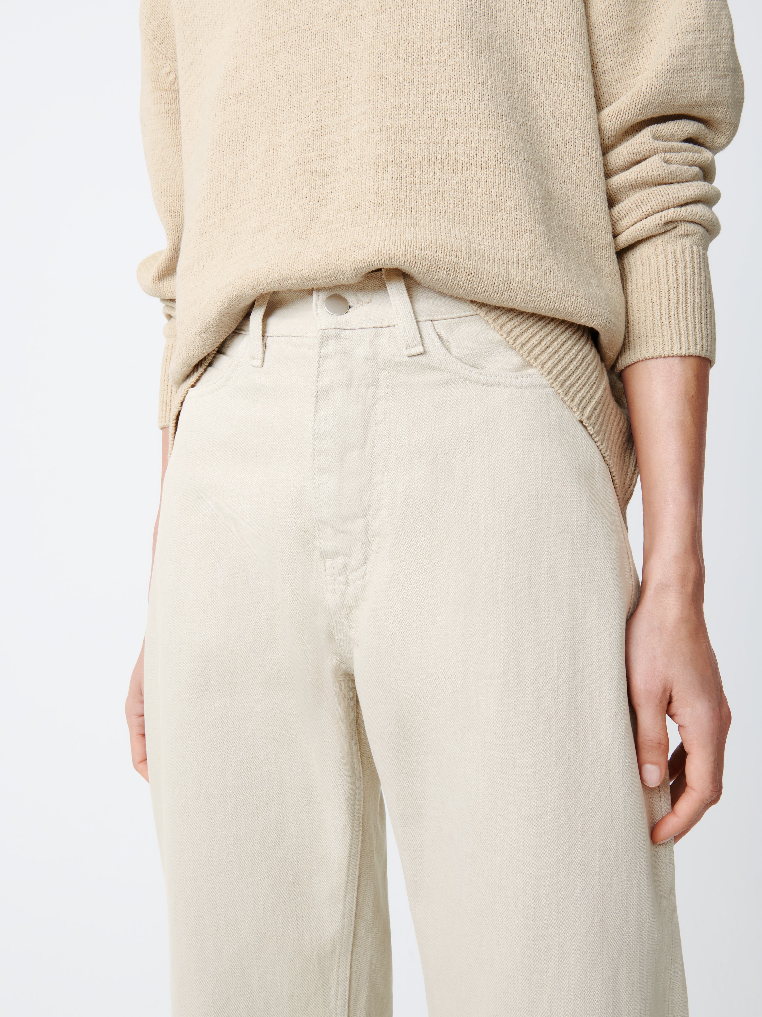 Ruthe Denim Pant in Dove