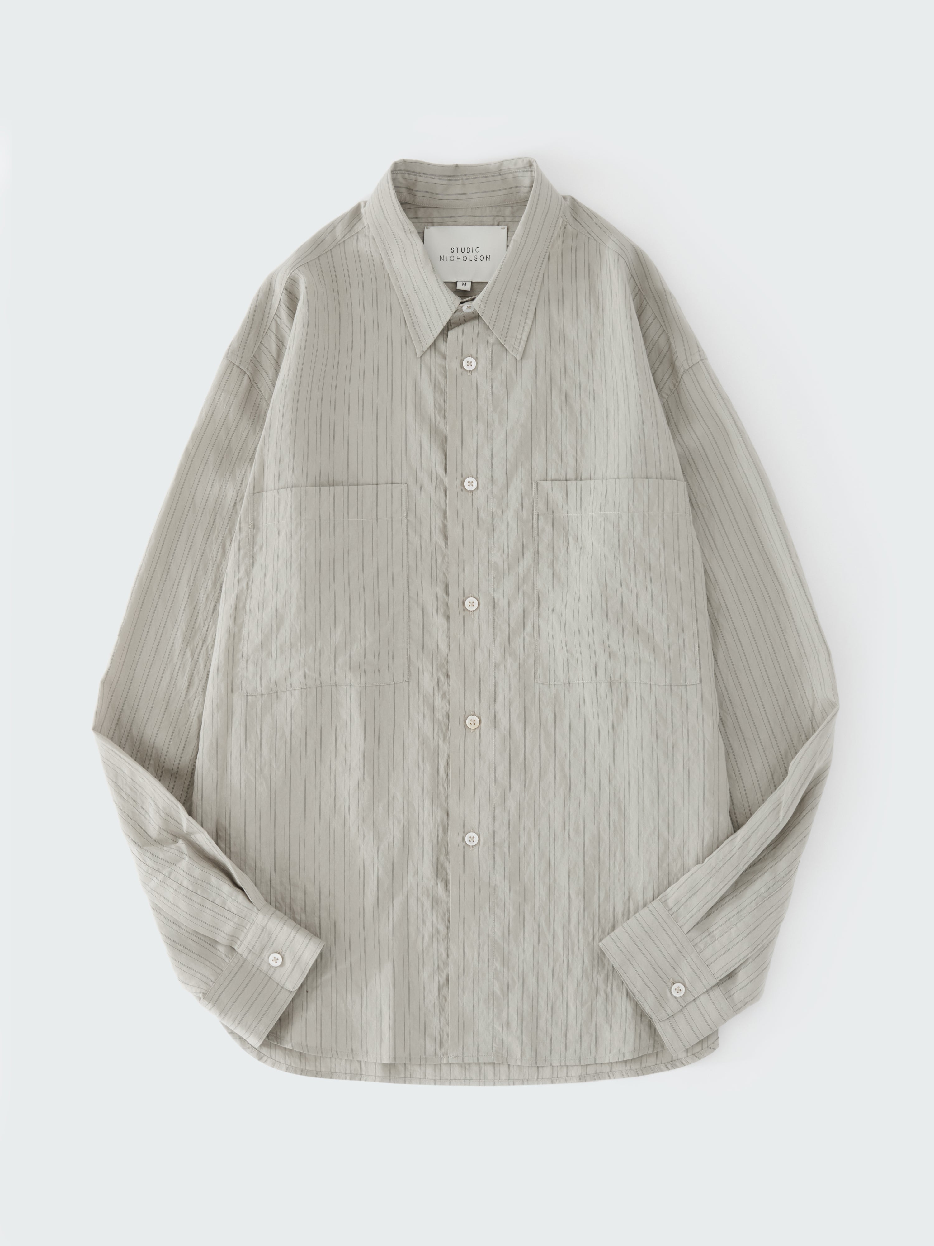 Salin Shirt in Pebble Black
