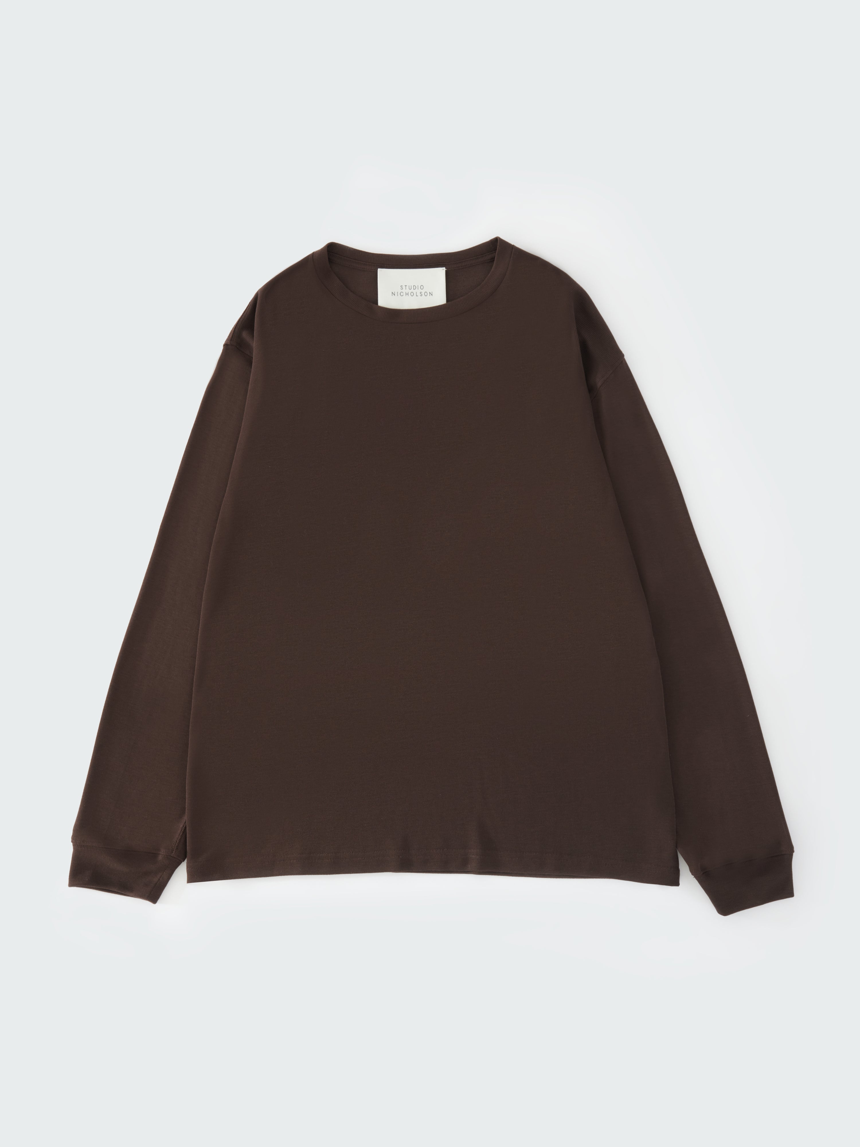 Simmons Lyocell T-shirt in Chocolate Brown