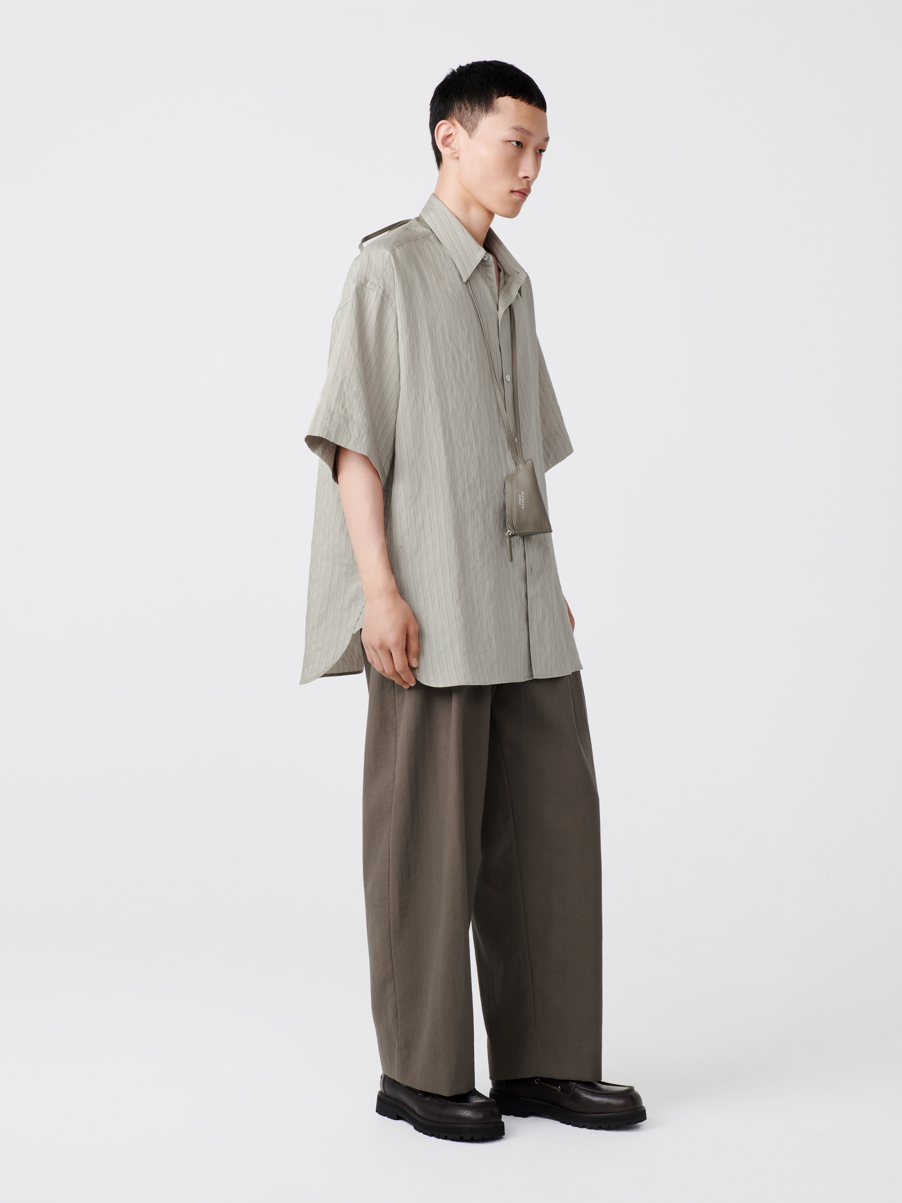 Sorono Shirt in Pebble Black