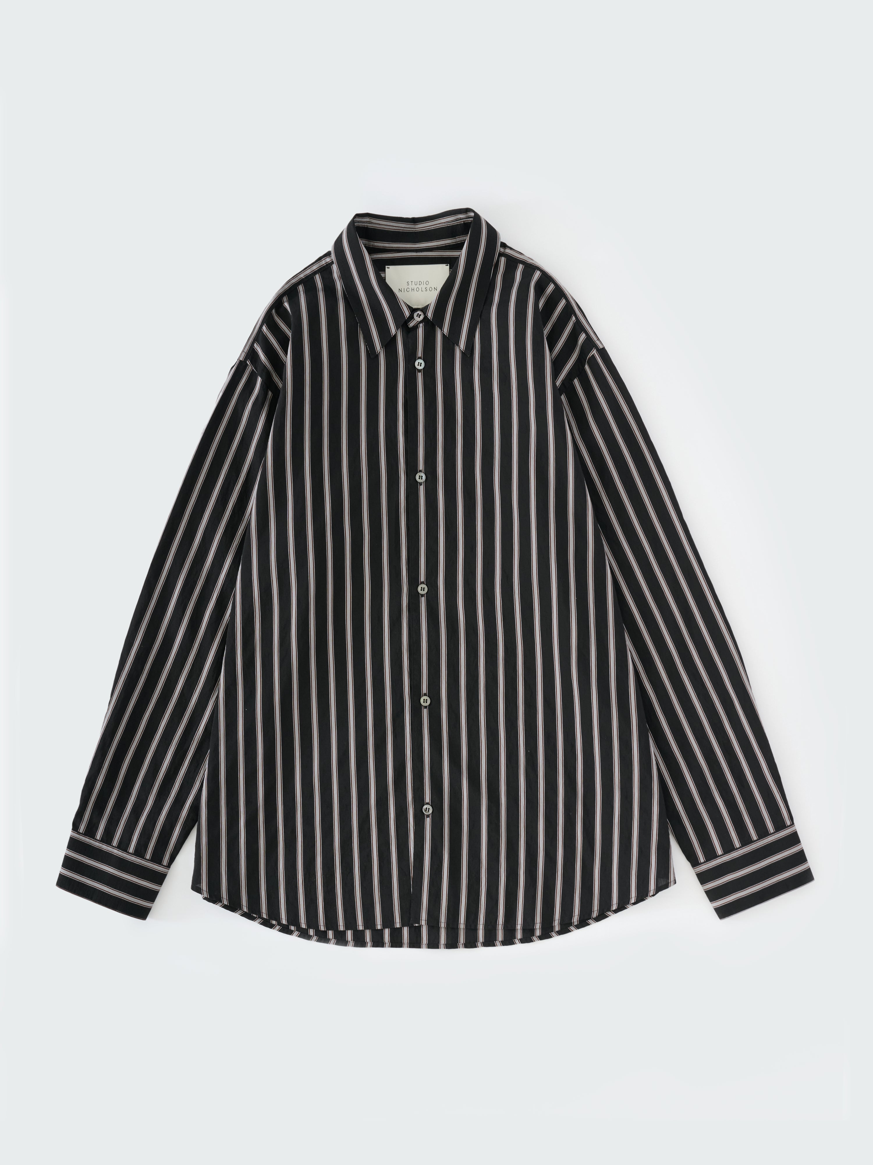 View Shirt in Darkest Navy Stripe