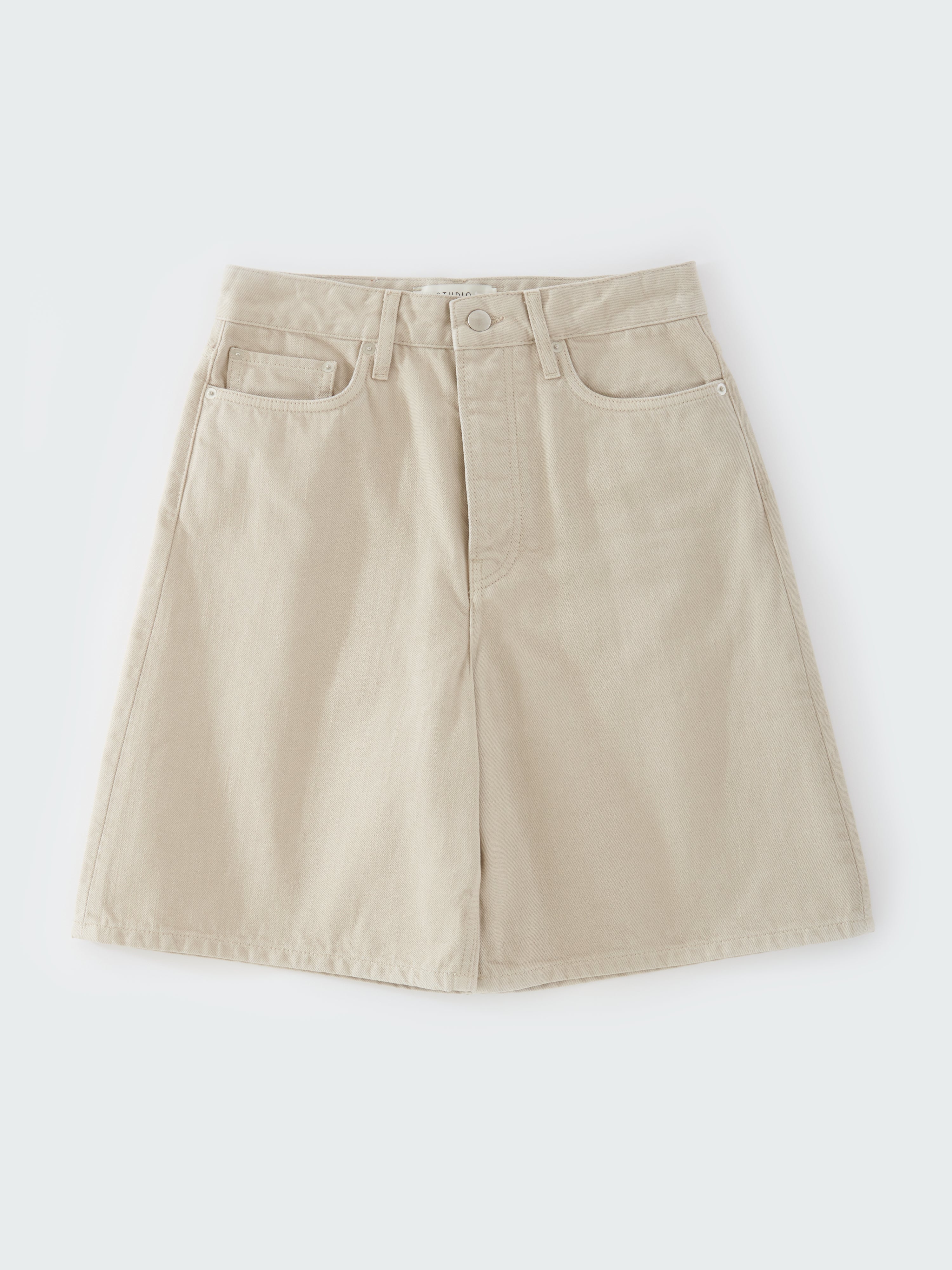 Bode Denim Short in Dove