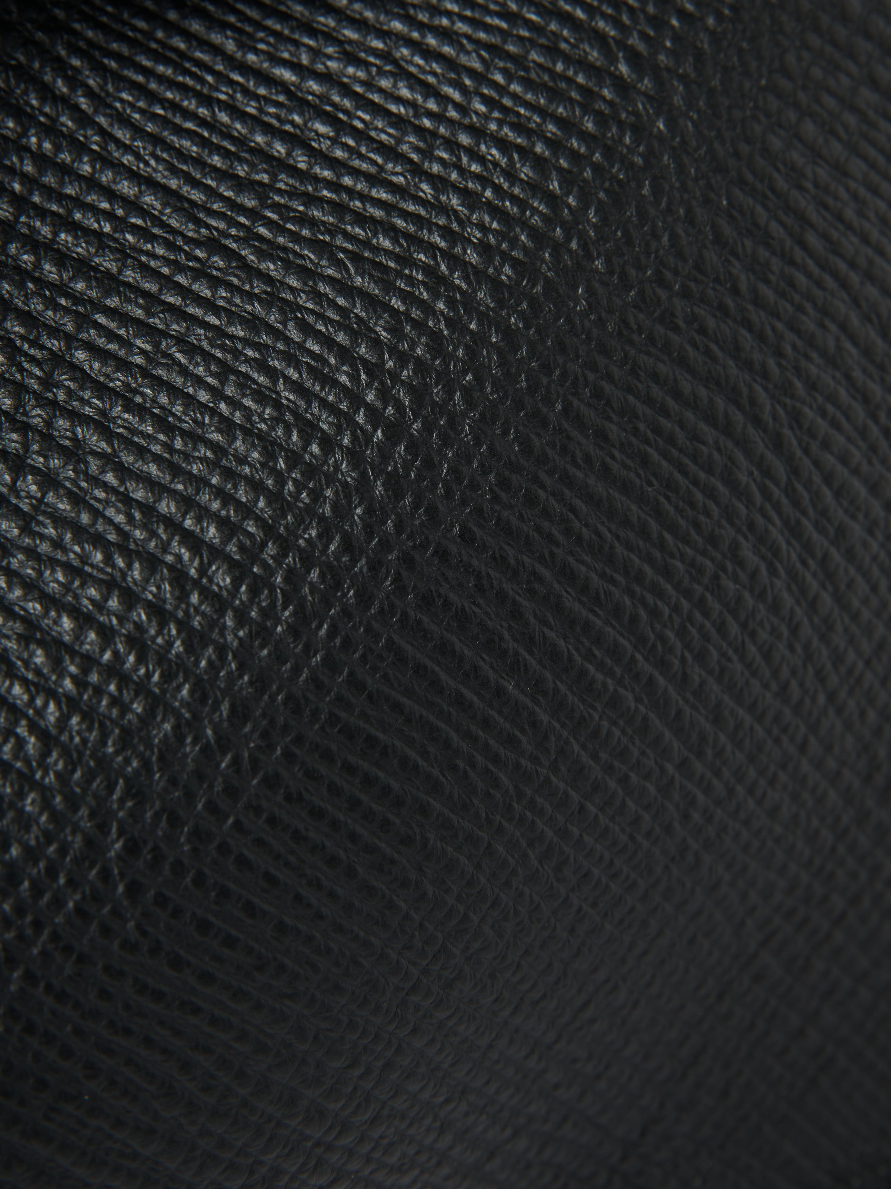 Shiboru Leather Bag in Black