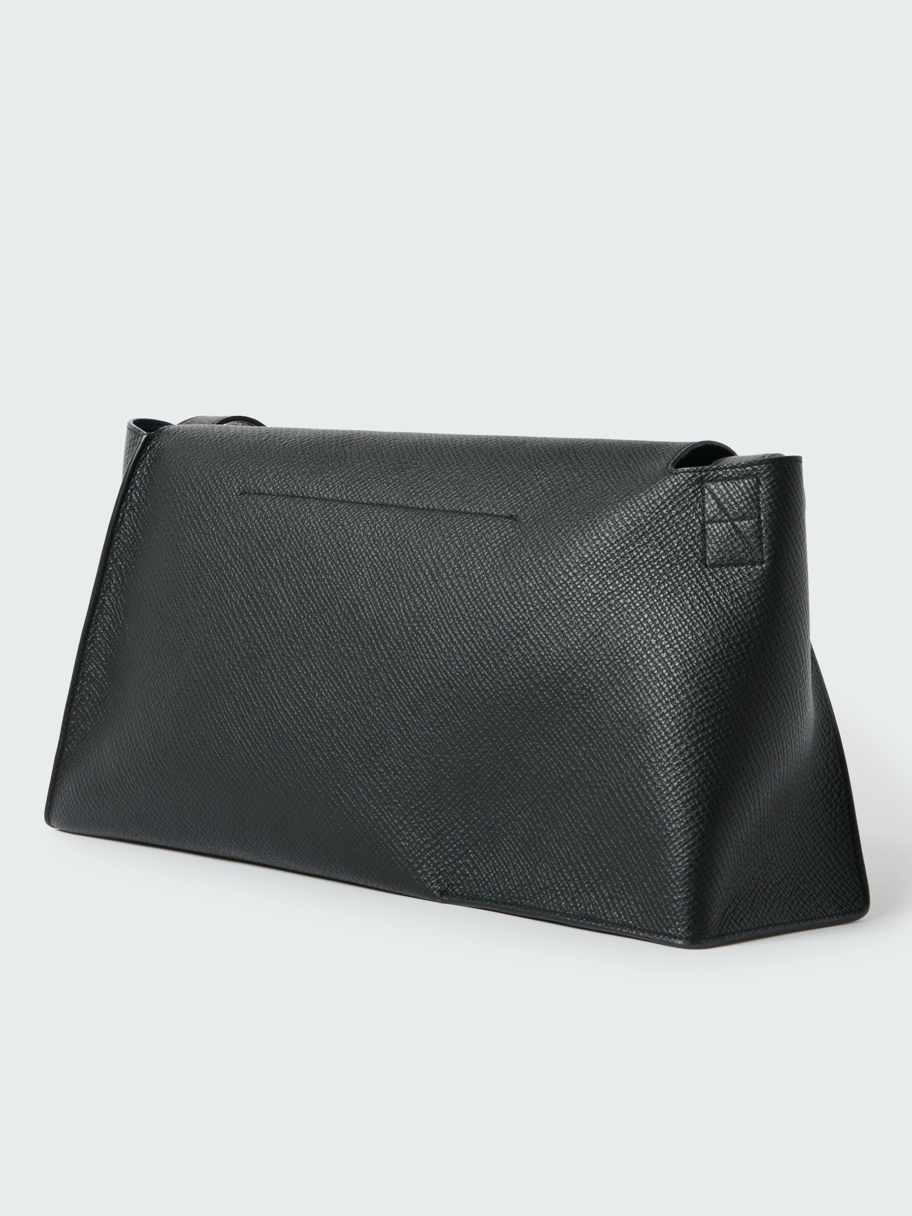 Shiboru Leather Bag in Black