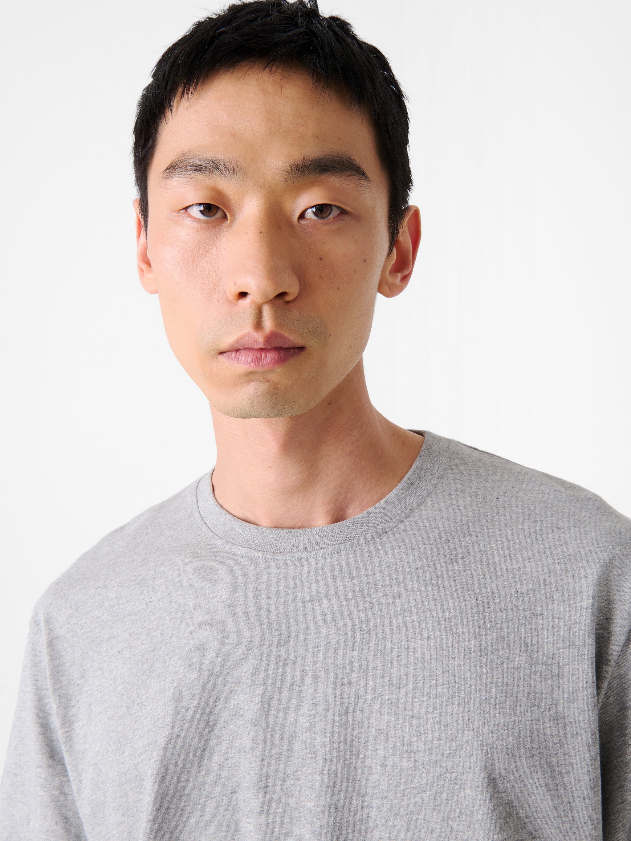 Bric T-Shirt in Grey Marl