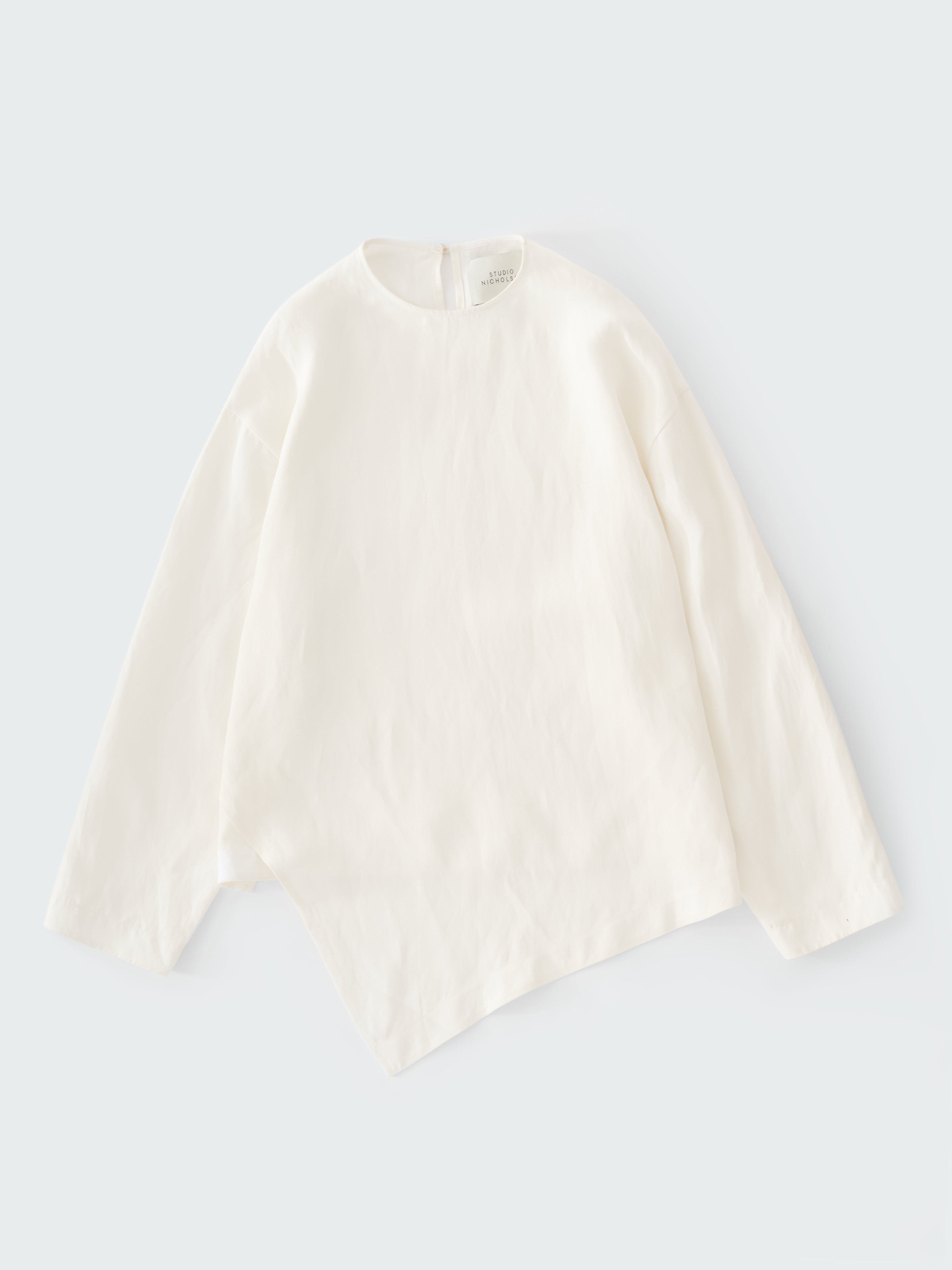 Bute Linen Top in Parchment