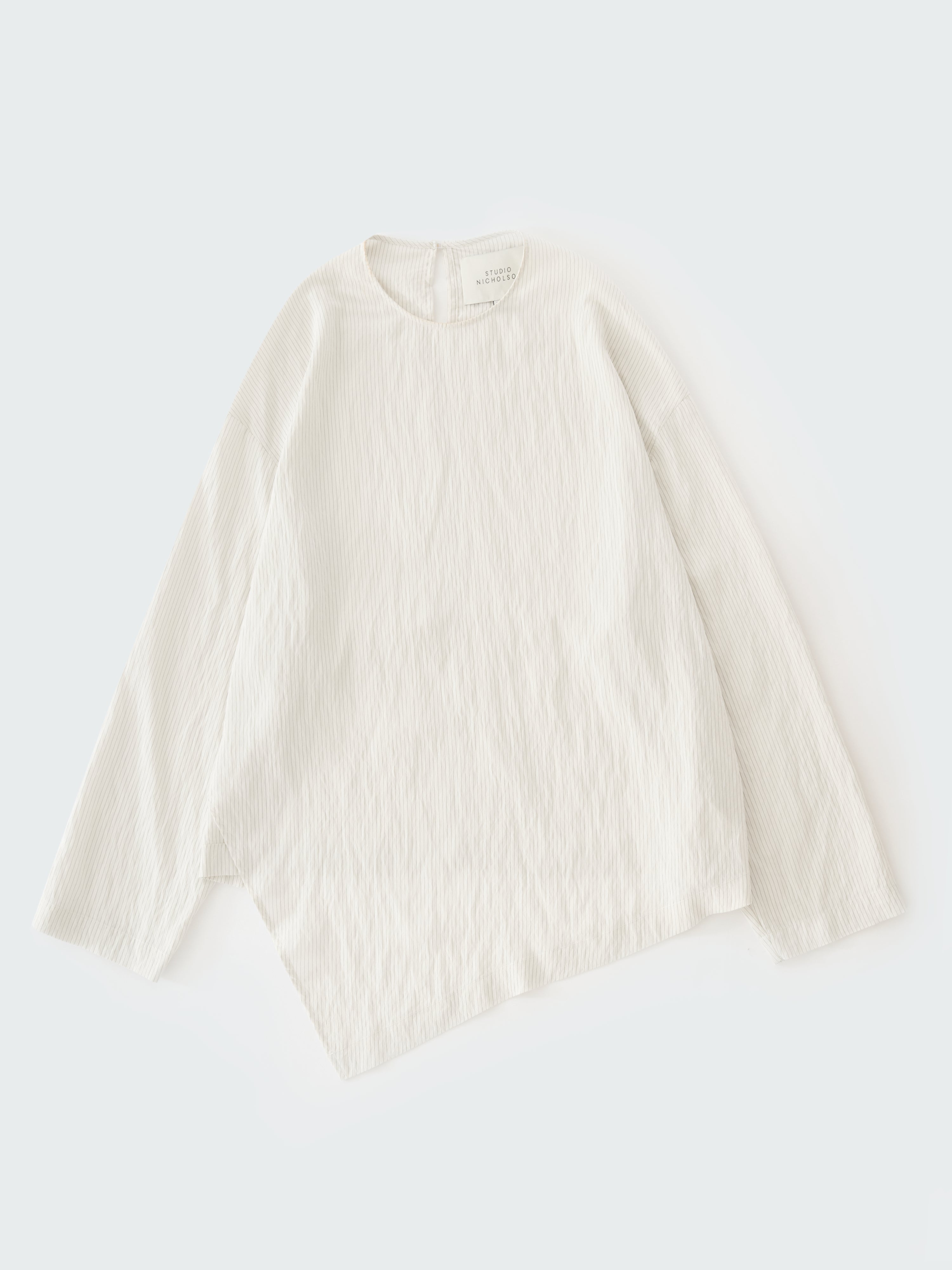 Bute Stripe Top in Black / White Stripe