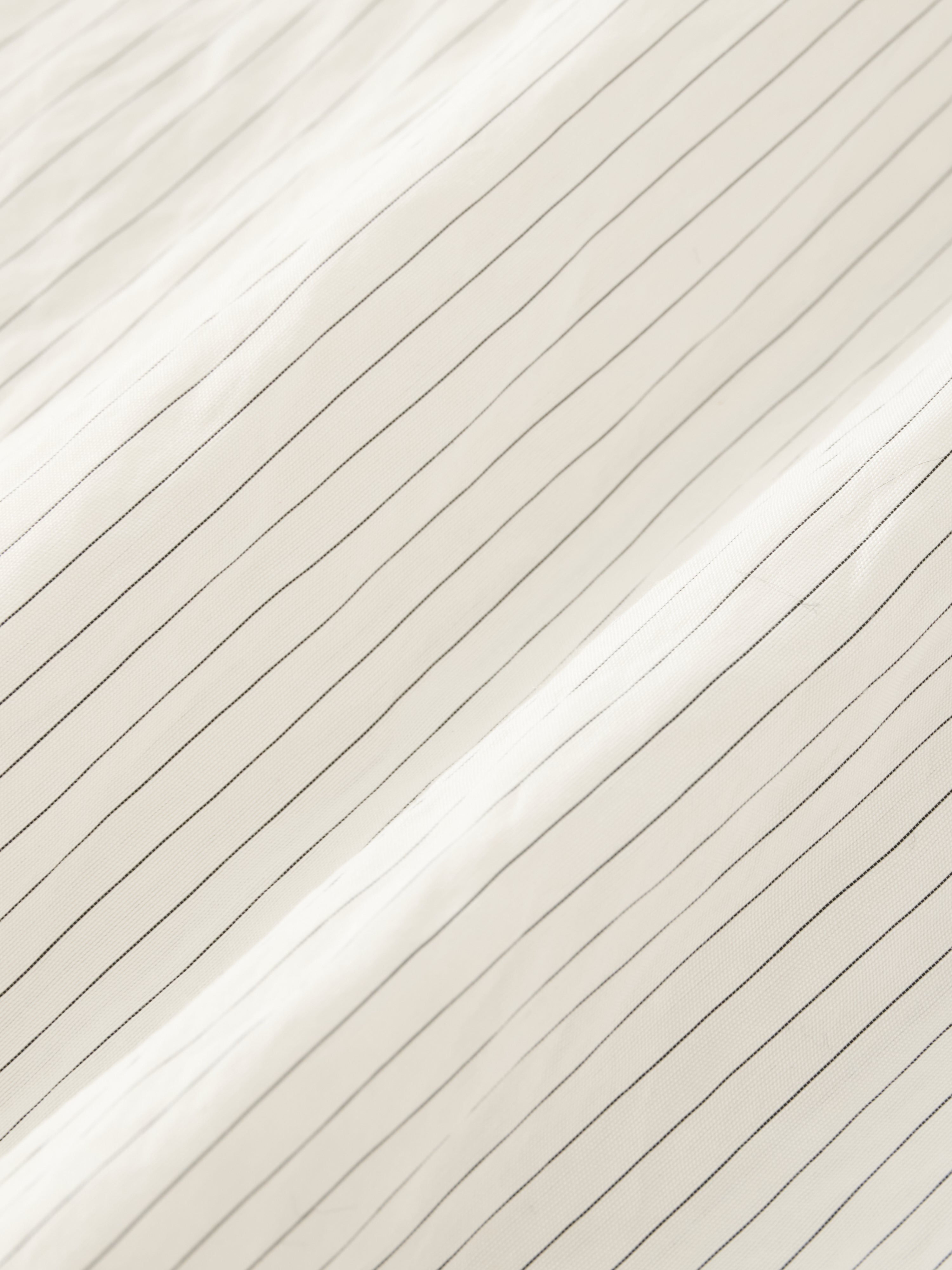 Bute Stripe Top in Black / White Stripe