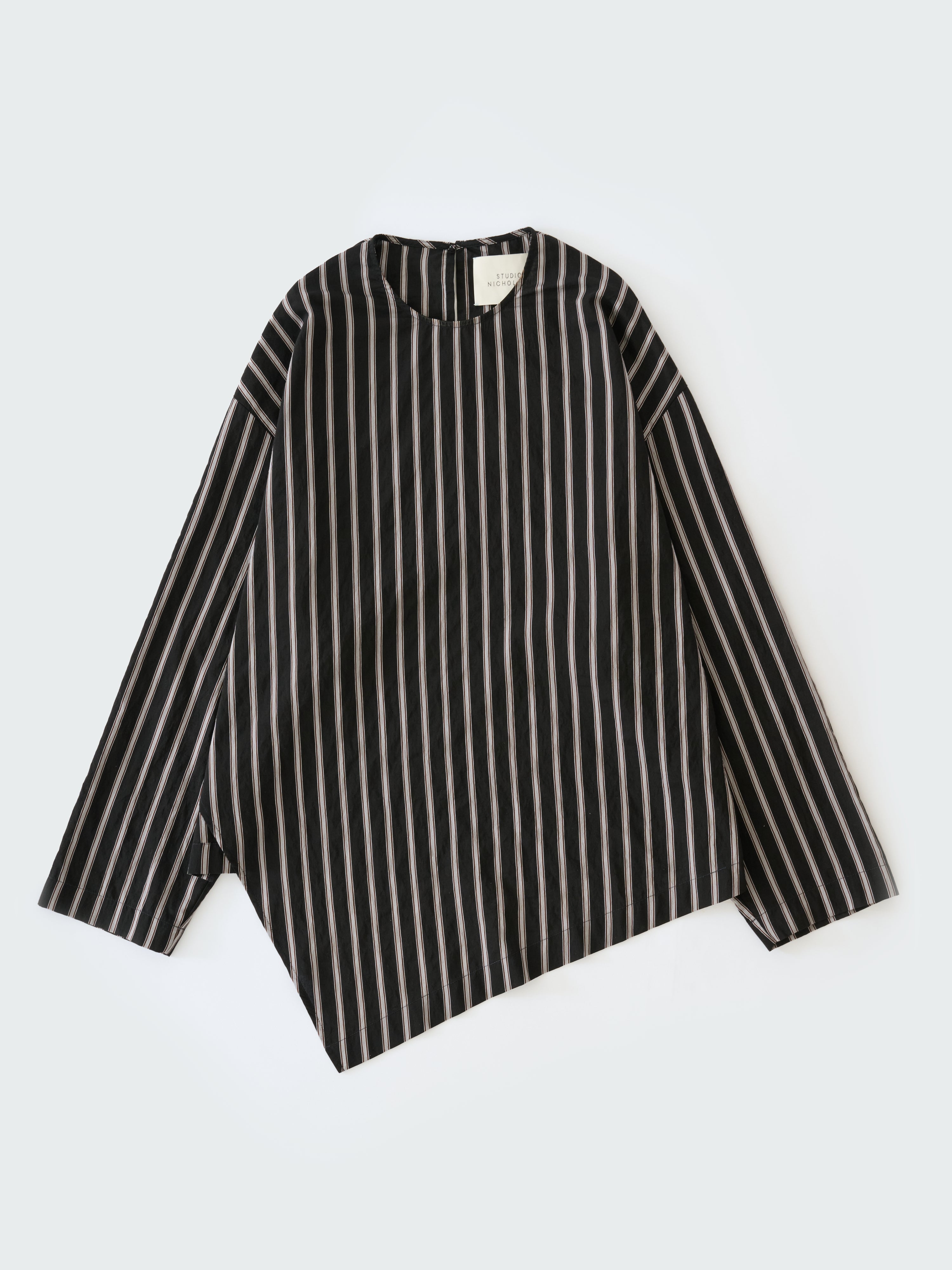 Bute Stripe Top in Darkest Navy Stripe