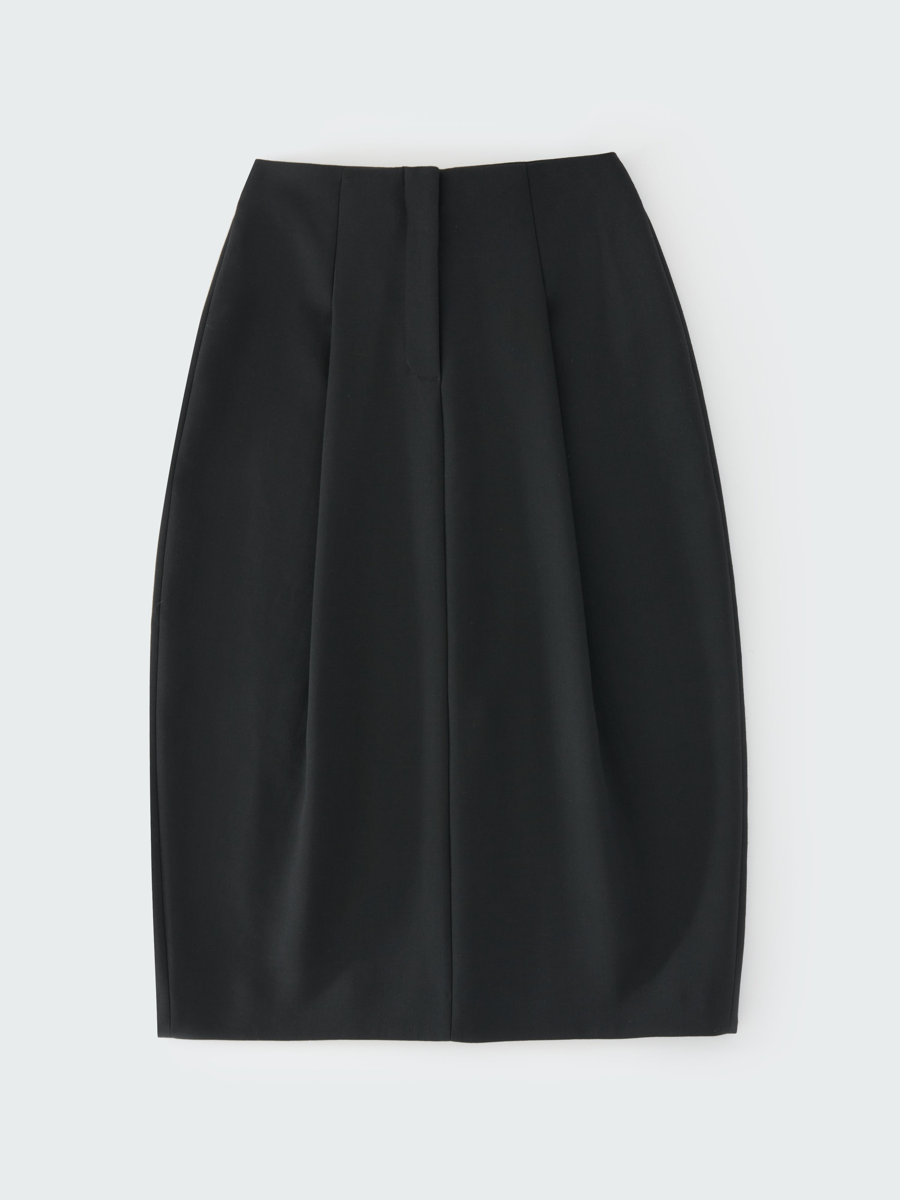 Carson Viscose Skirt in Black