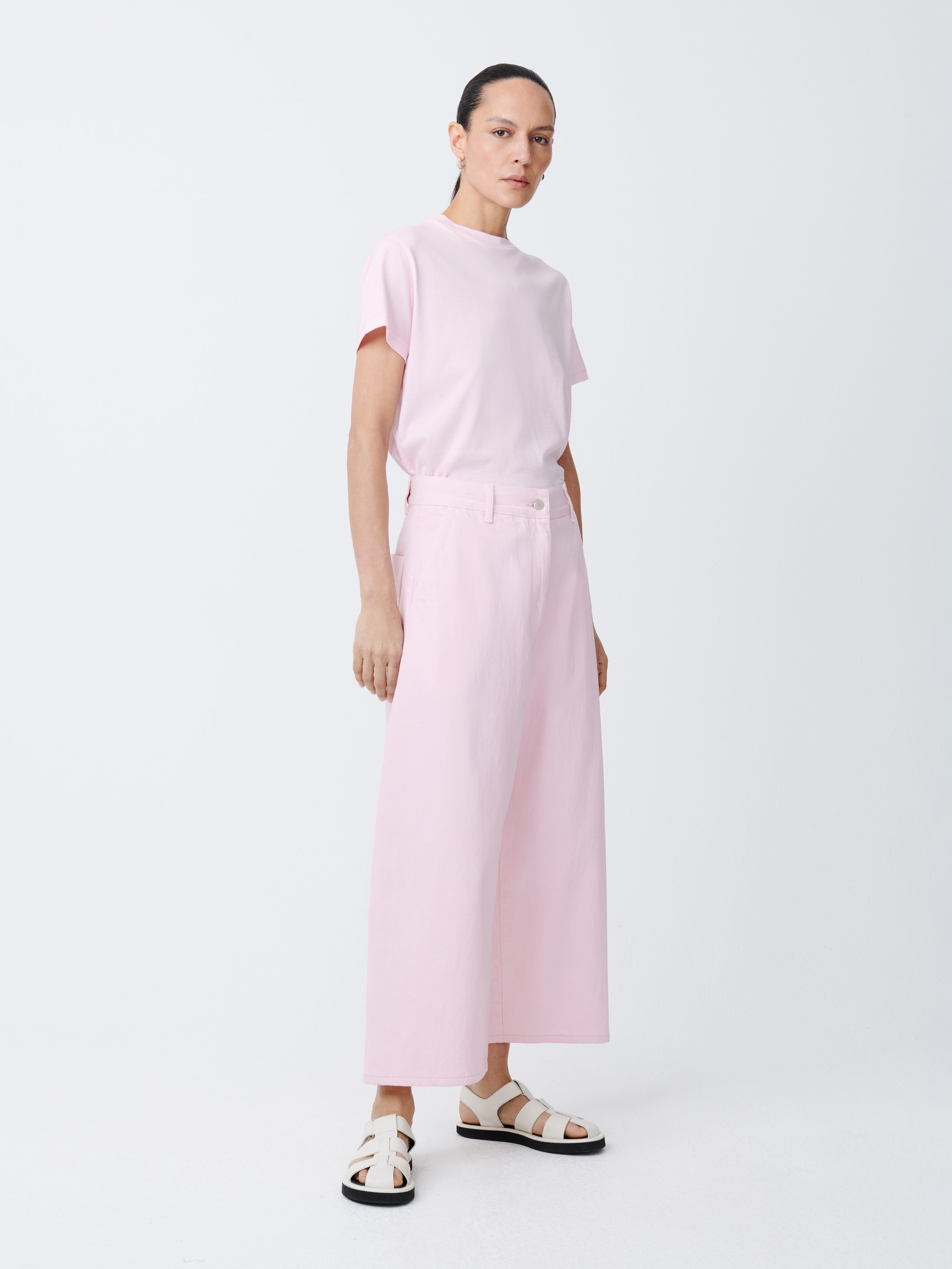 Chalco Denim Pant in Miami Pink
